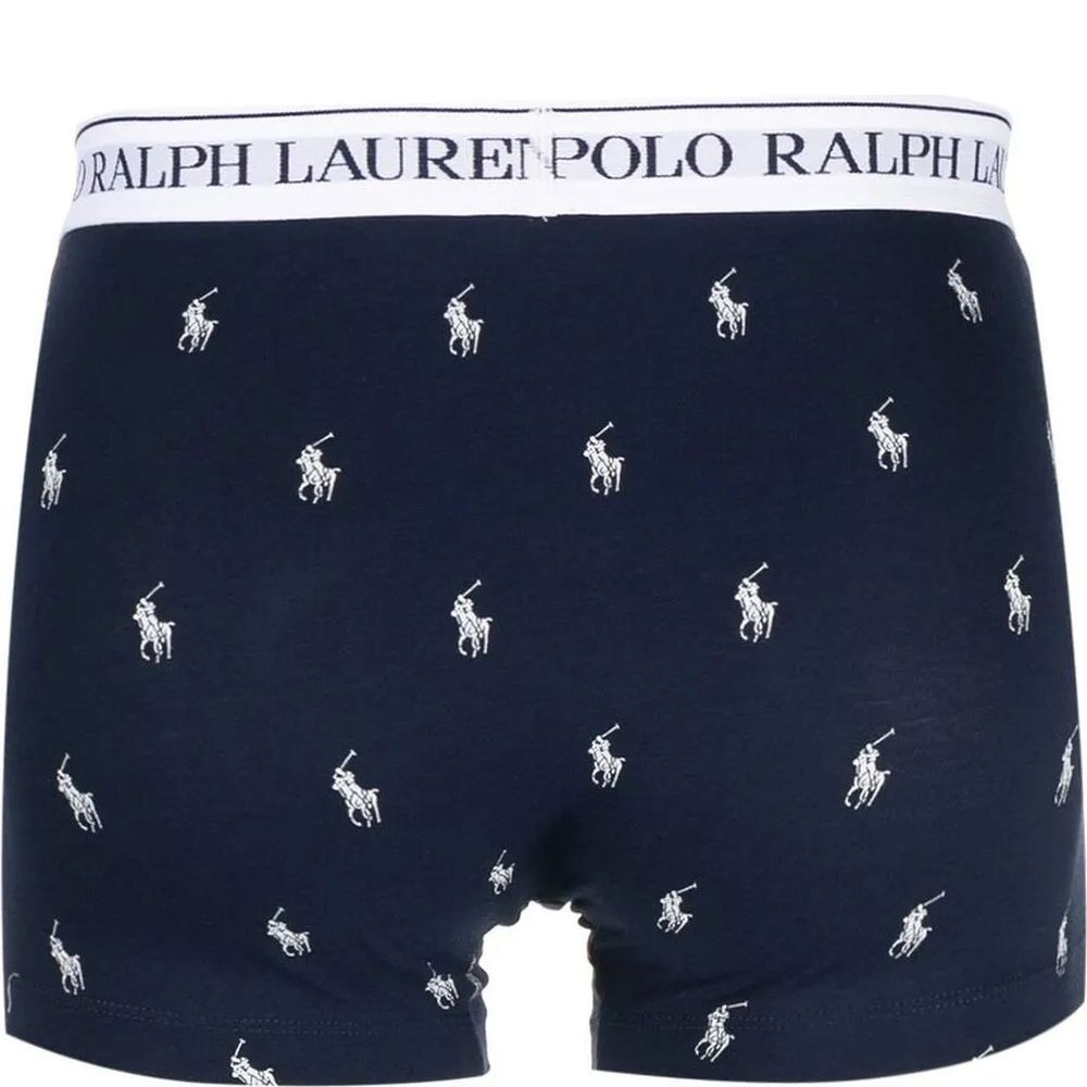 POLO RALPH LAUREN Ilginti apatiniai vyrams, Mėlyna, Clssic trunk-3 pack-trunk 2