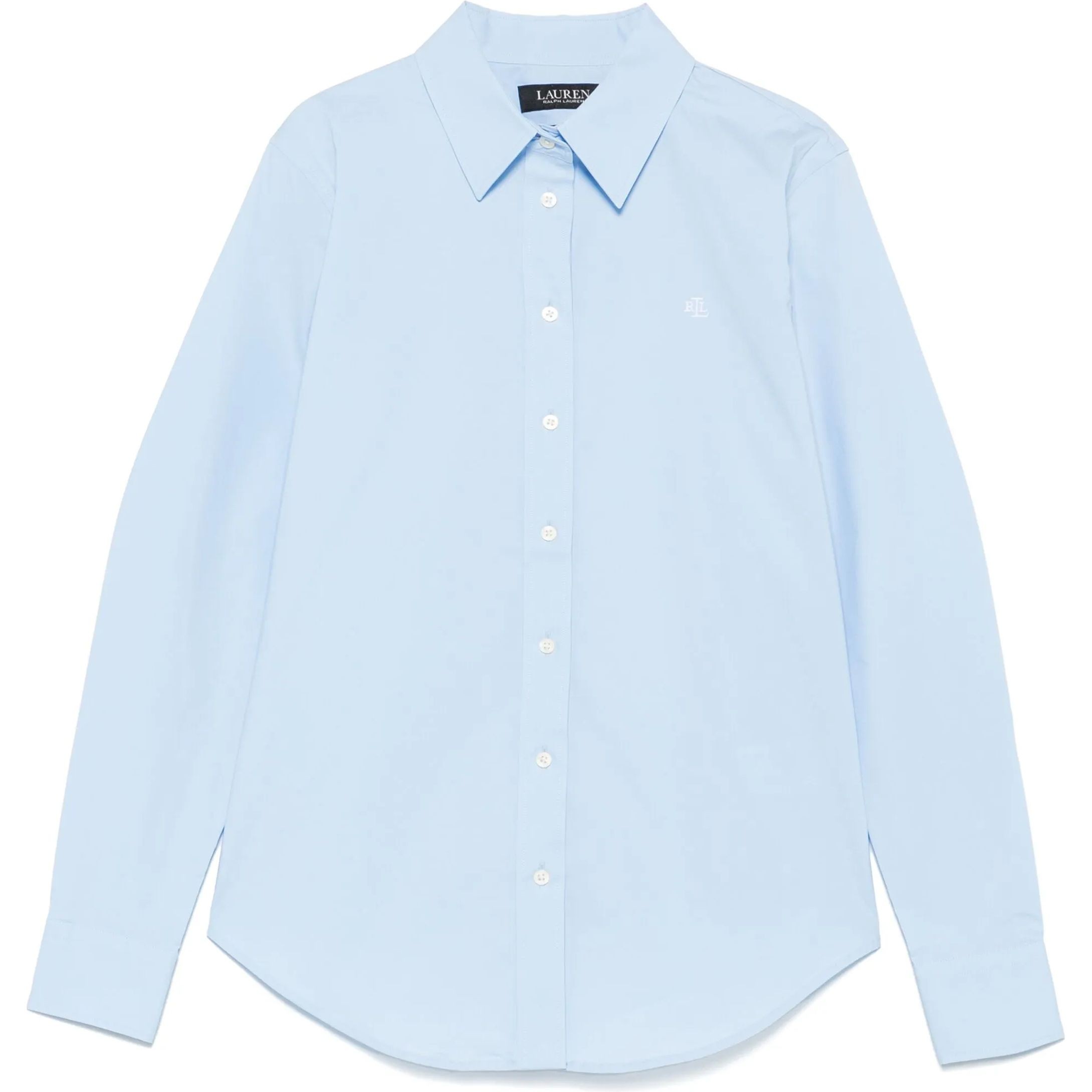 LAUREN RALPH LAUREN Marškiniai ilgomis rankovėmis moterims, Mėlyna, Jamelko long sleeve shirt 1