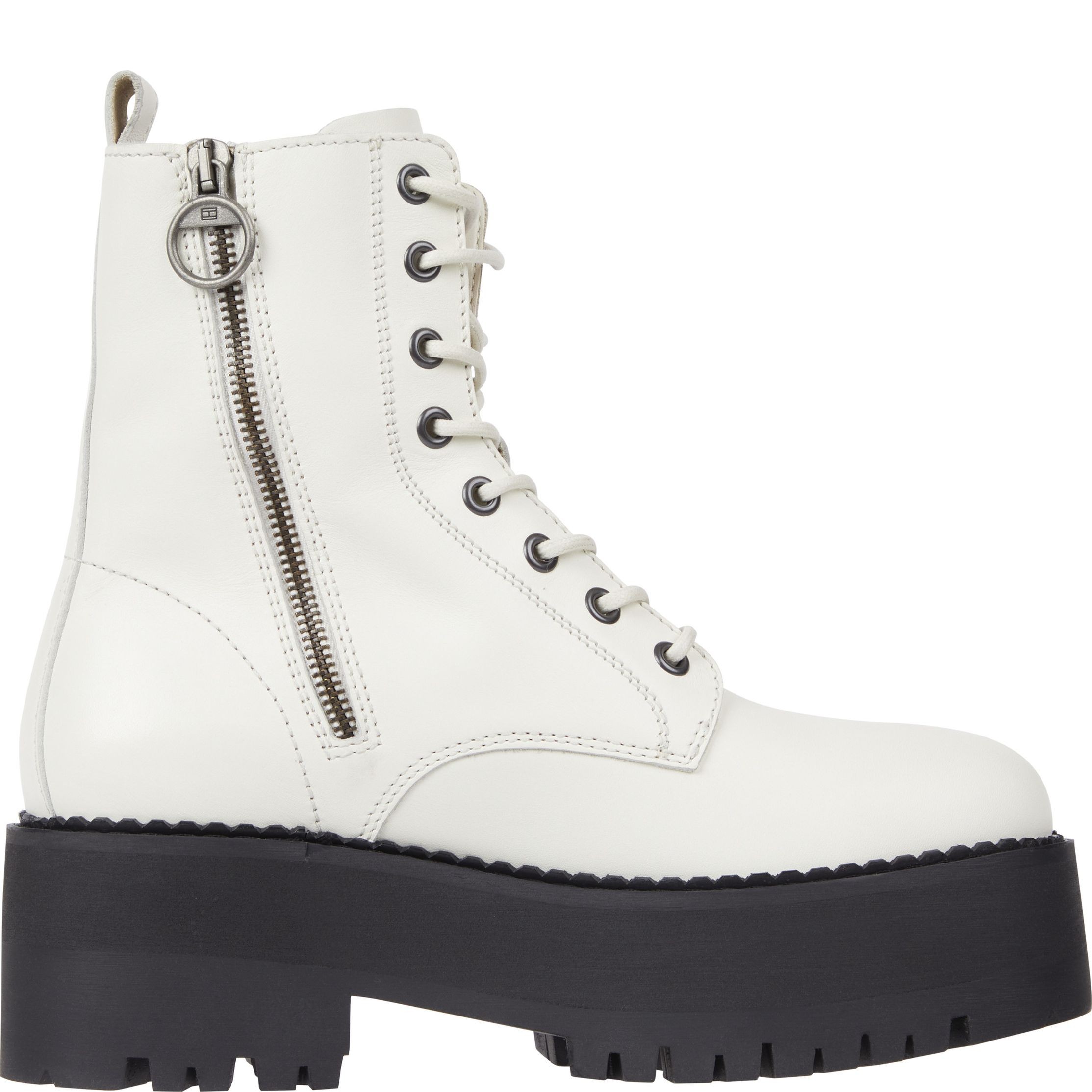 TOMMY JEANS Aulinukai moterims, Balta, Boot zip up 5