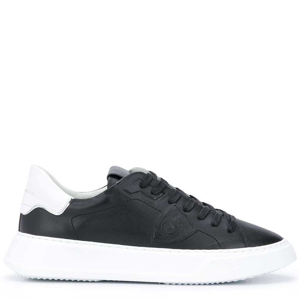 PHILIPPE MODEL Sportiniai bateliai vyrams, Juoda, Temple low man sneaker 1