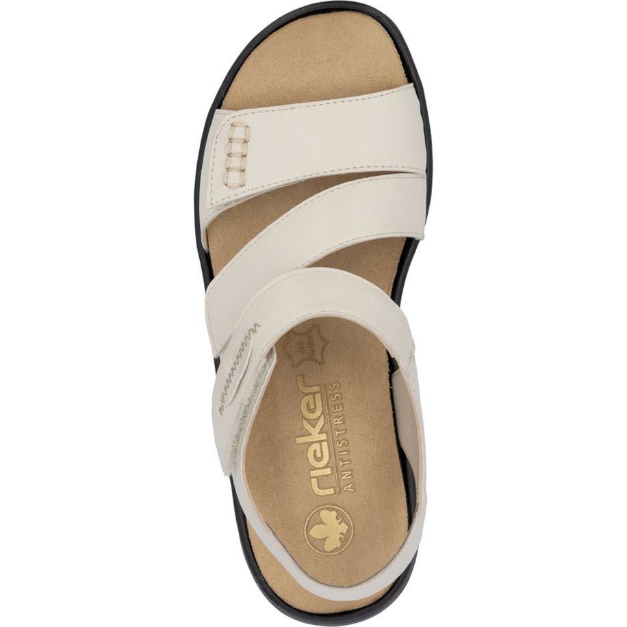 RIEKER Basutės moterims, Balta, Sandals 5
