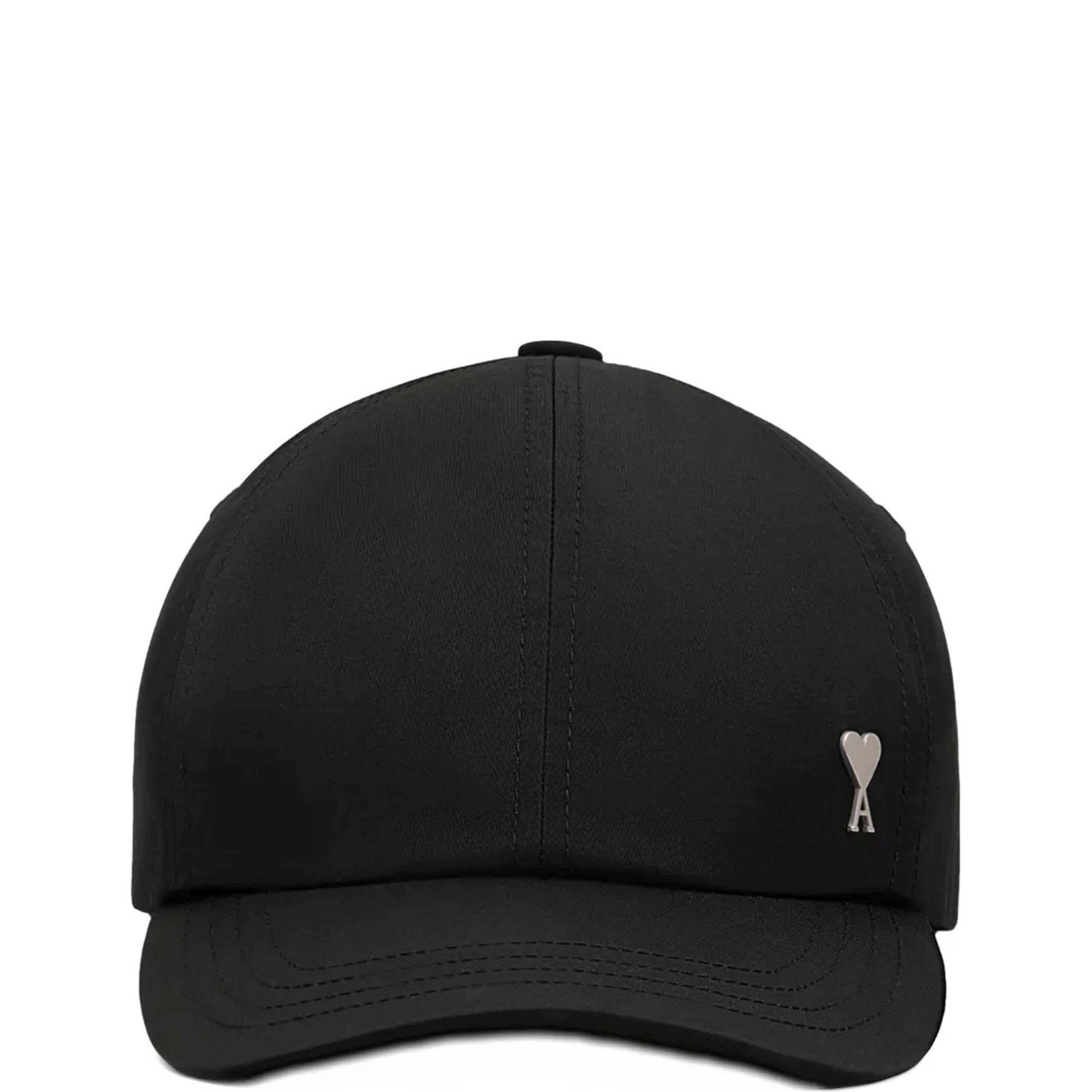 AMI PARIS Kepurė, Juoda, Ami de coeur stud cap 1
