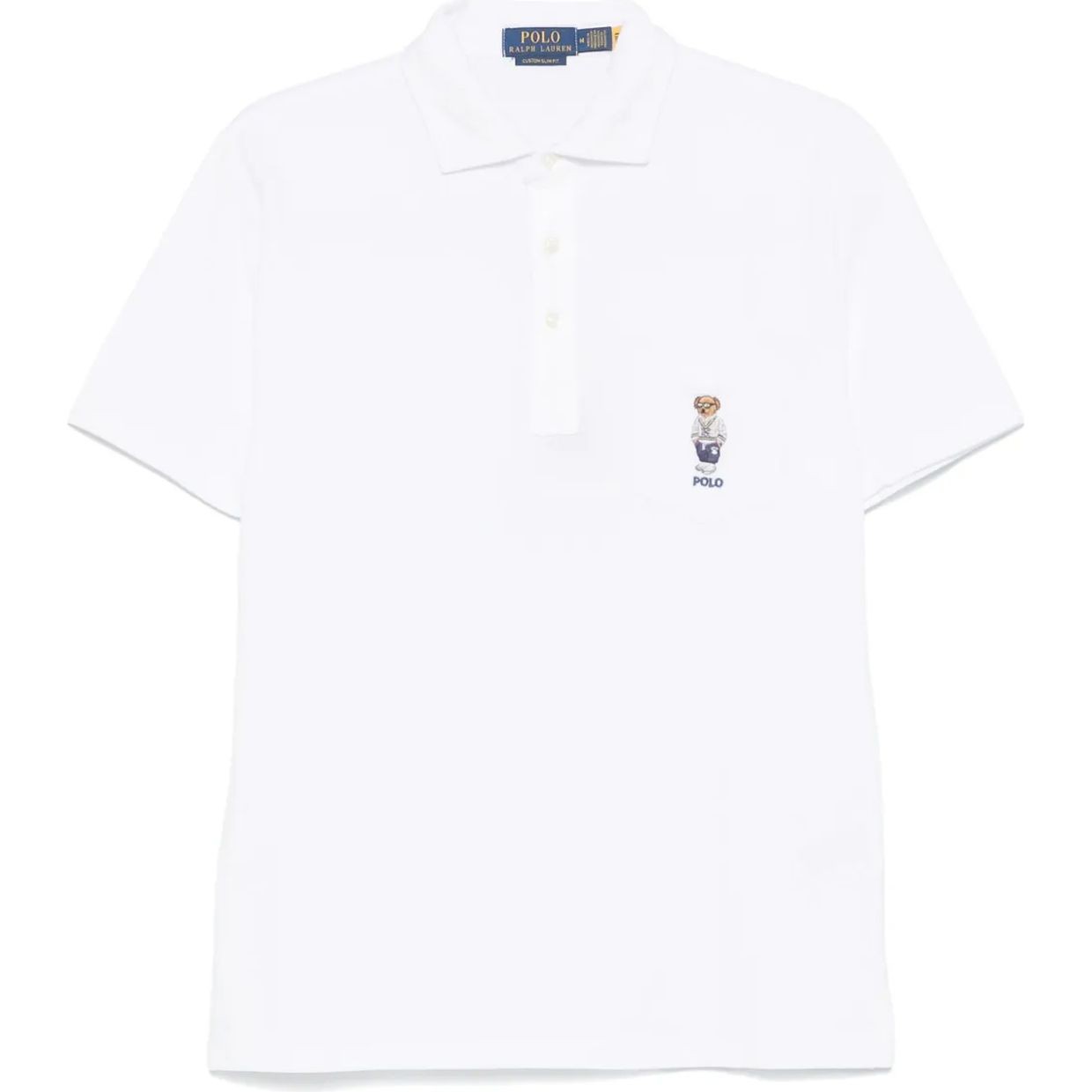 POLO RALPH LAUREN Polo marškiniai trumpos rank. vyrams, Balta, Short sleeve-polo shirt
