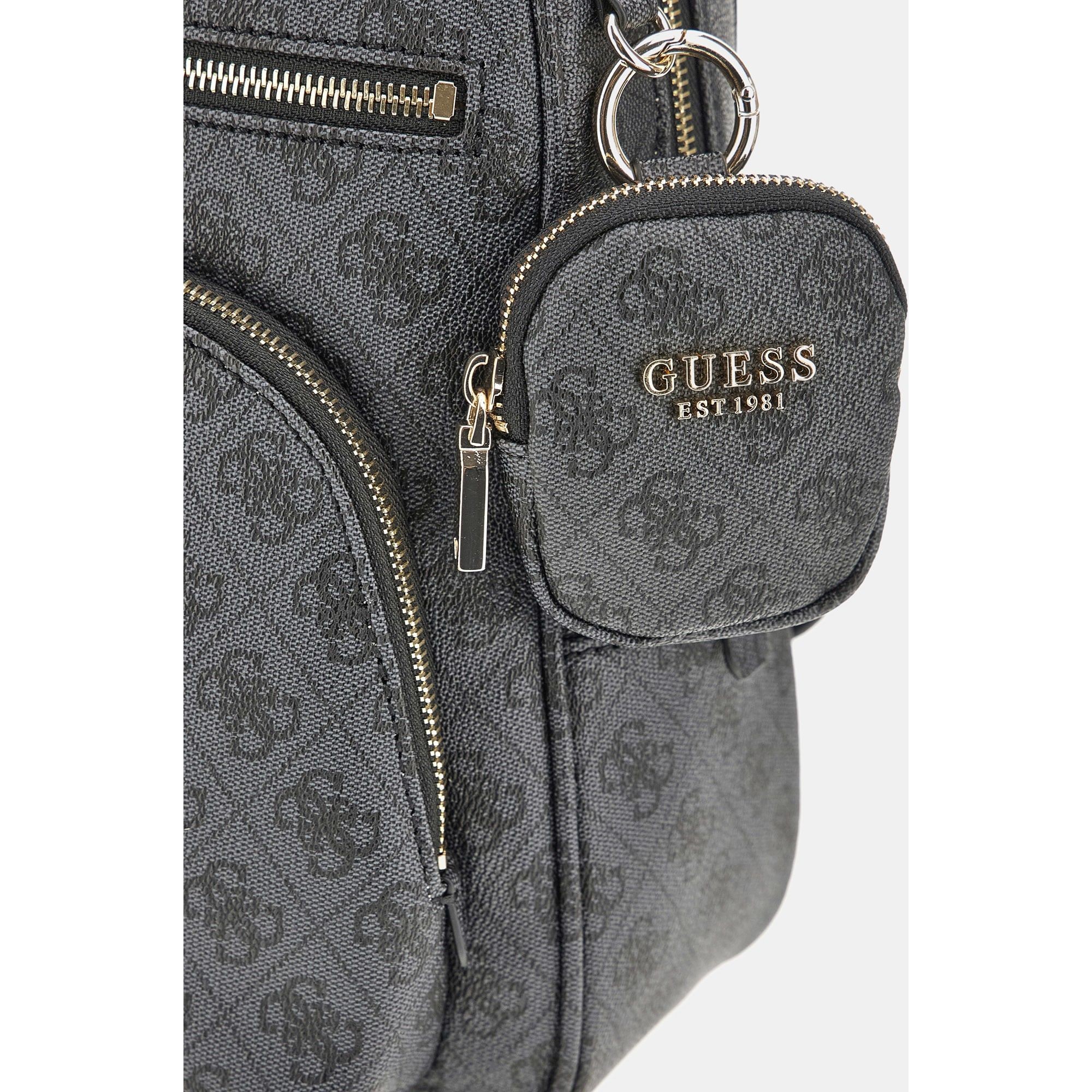GUESS Kuprinė moterims, Pilka, Power Play Backpack 7