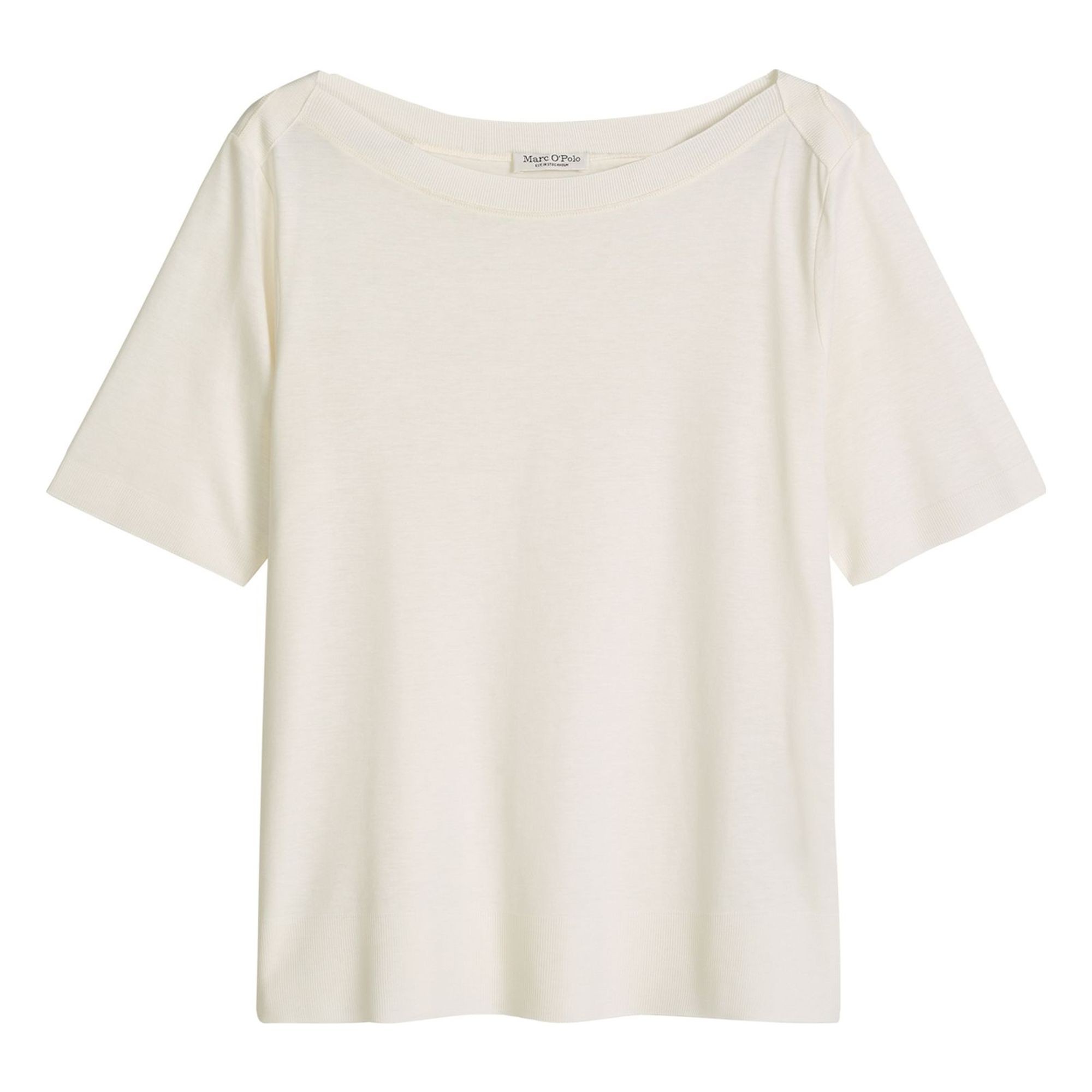 MARC O'POLO Marškinėliai moterims, Balta, 5000013297 T-shirts