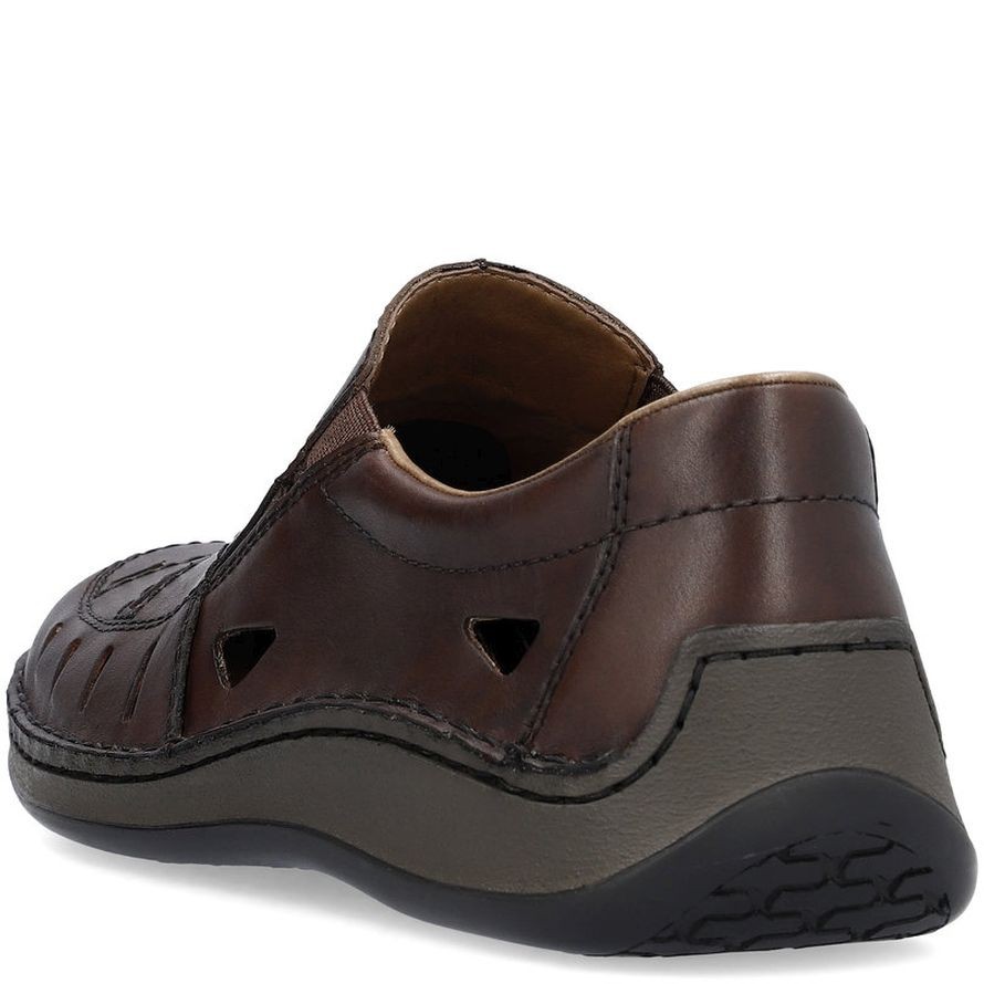 RIEKER Basutės vyrams, Ruda, SANDALS 5