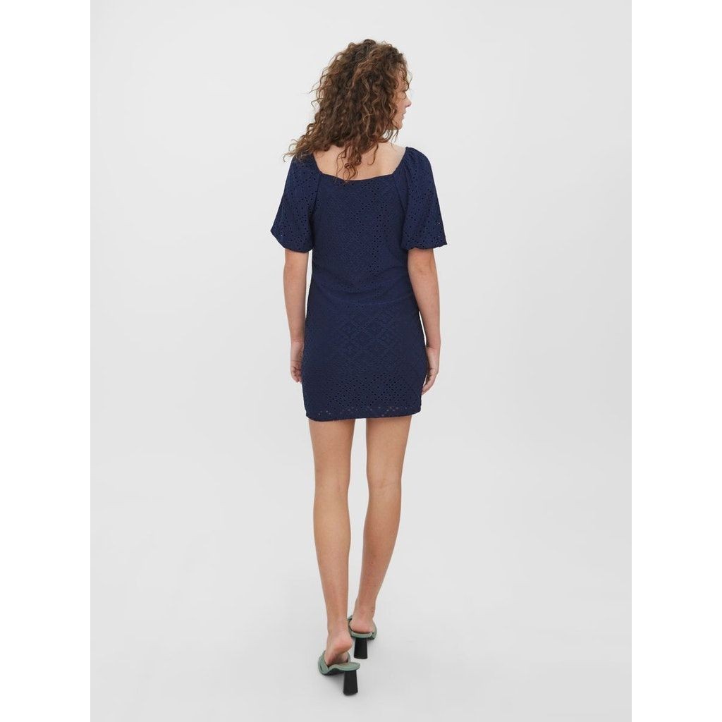 VERO MODA Mini suknelė moterims, Mėlyna, VMTASSA 2/4 MINI DRES 3