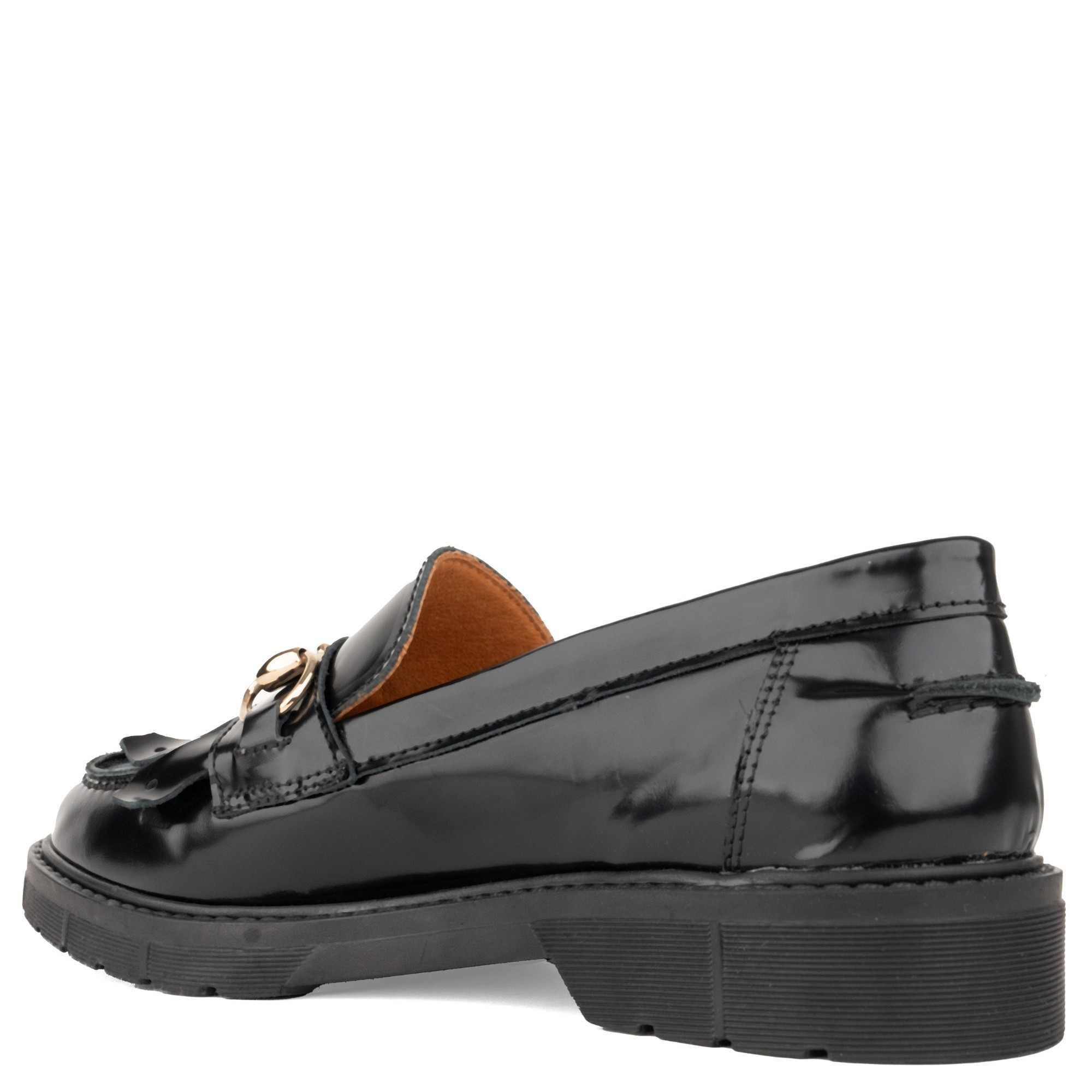 SERGIO MORETTI Loaferiai moterims, Juoda, Loafers 3