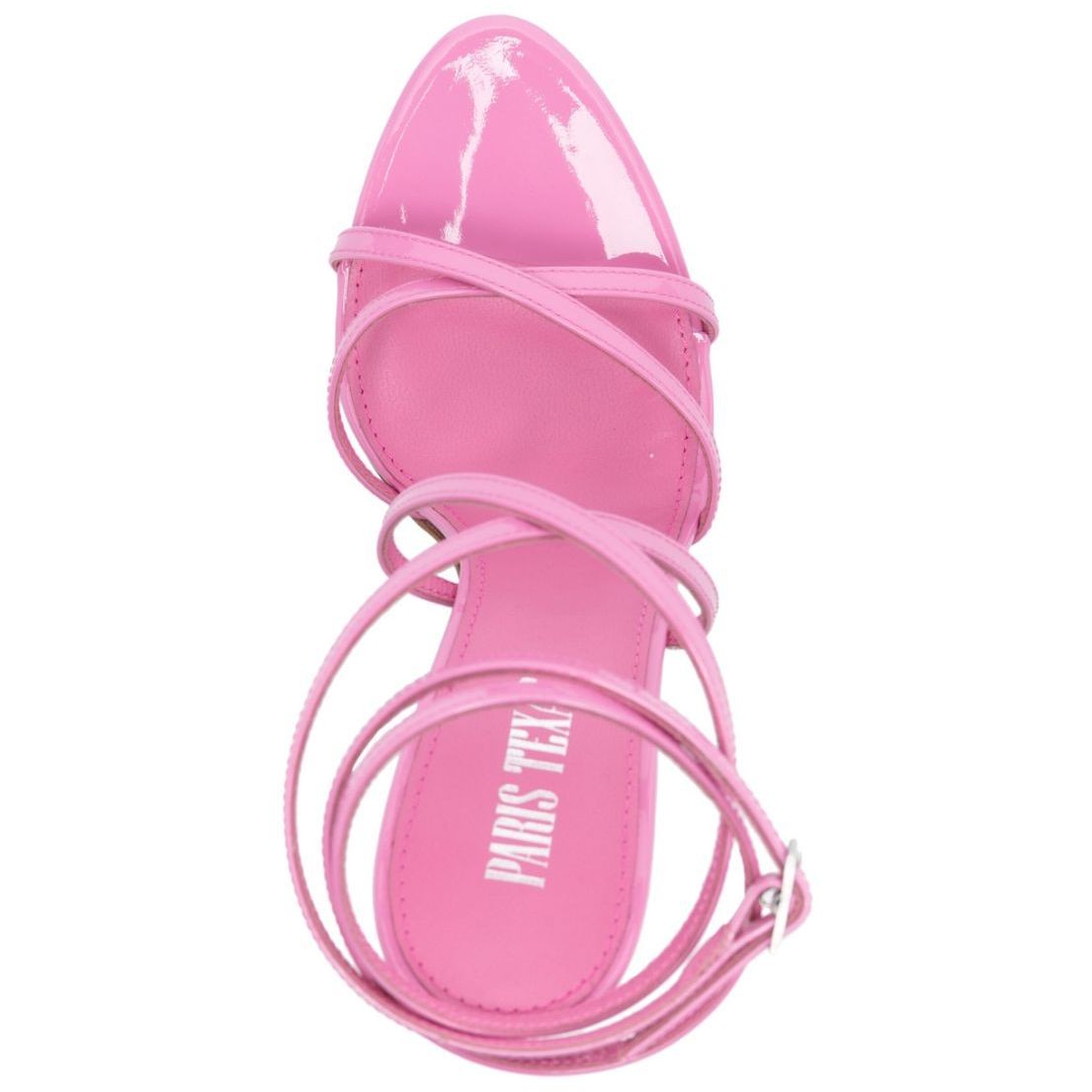 PARIS TEXAS Aukštakulniai moterims, Rožinė, Zoe lace up sandal 4