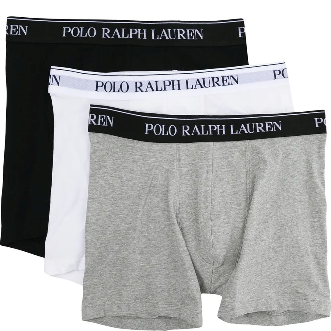 POLO RALPH LAUREN Ilginti apatiniai vyrams, Marga, 3 pack-boxer brief 1