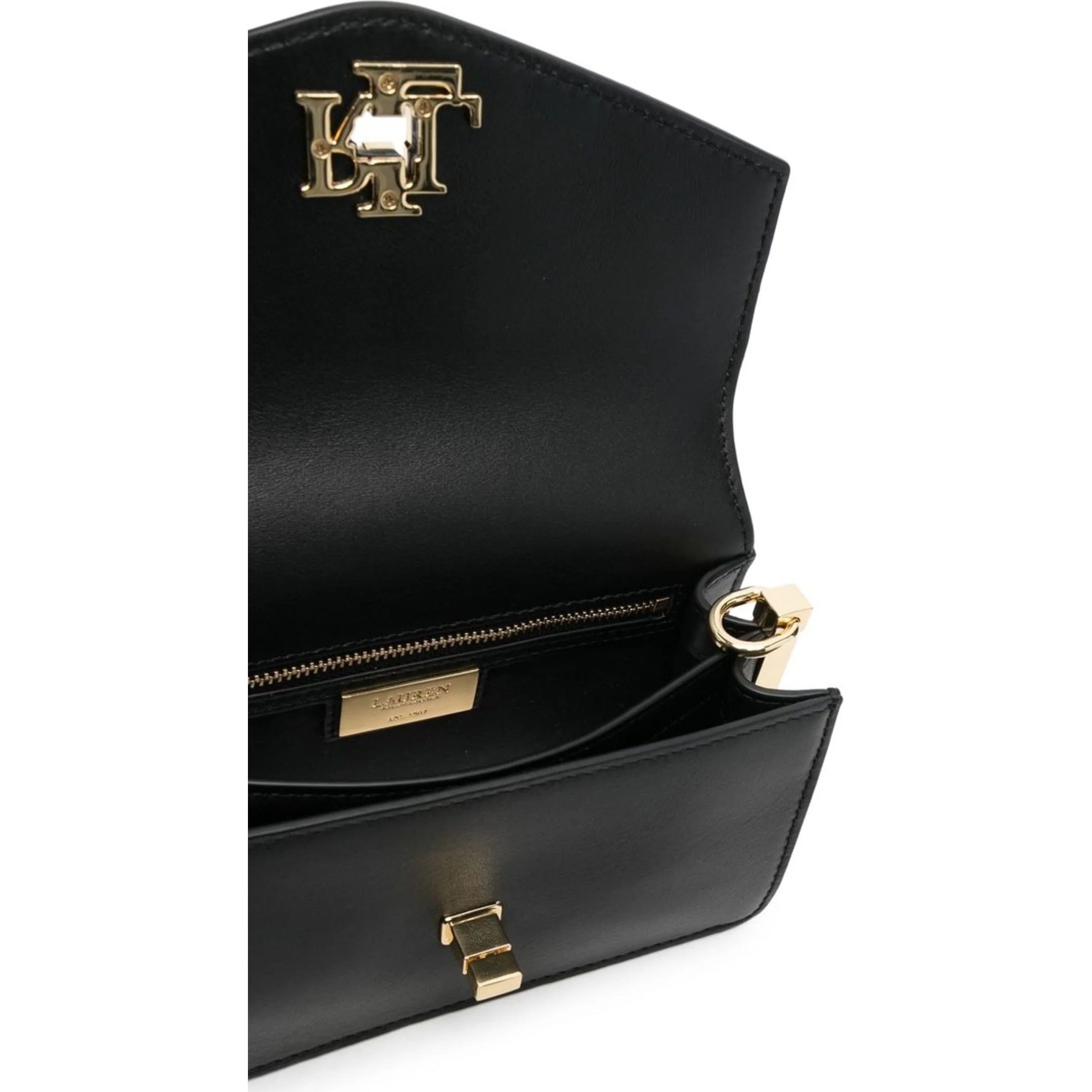 LAUREN RALPH LAUREN Rankinė per petį moterims, Juoda, Tayler 19  small crossbody 4