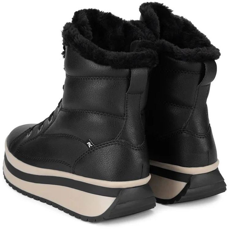 RIEKER EVOLUTION Aulinukai moterims, Juoda, Ladies mid height boots 3