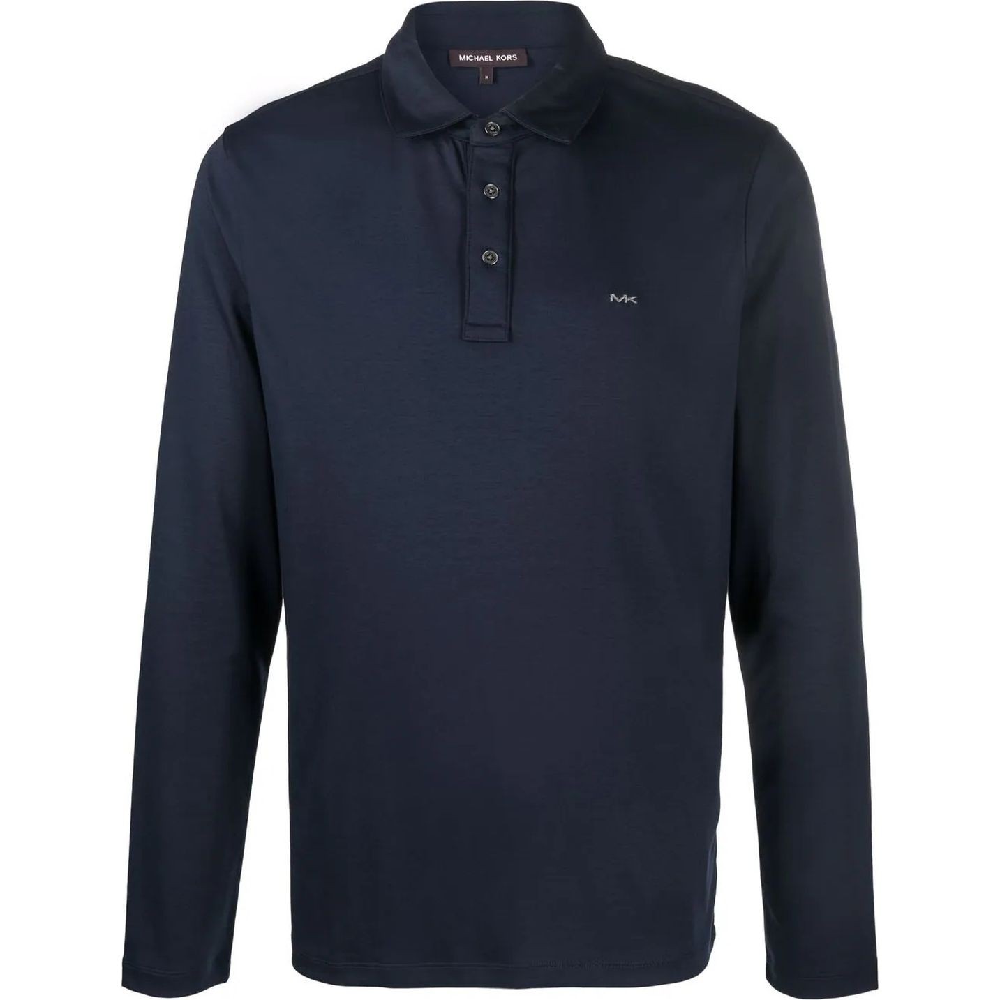 MICHAEL KORS Polo marškiniai ilgos rank. vyrams, Mėlyna, Long sleeve mk polo 1