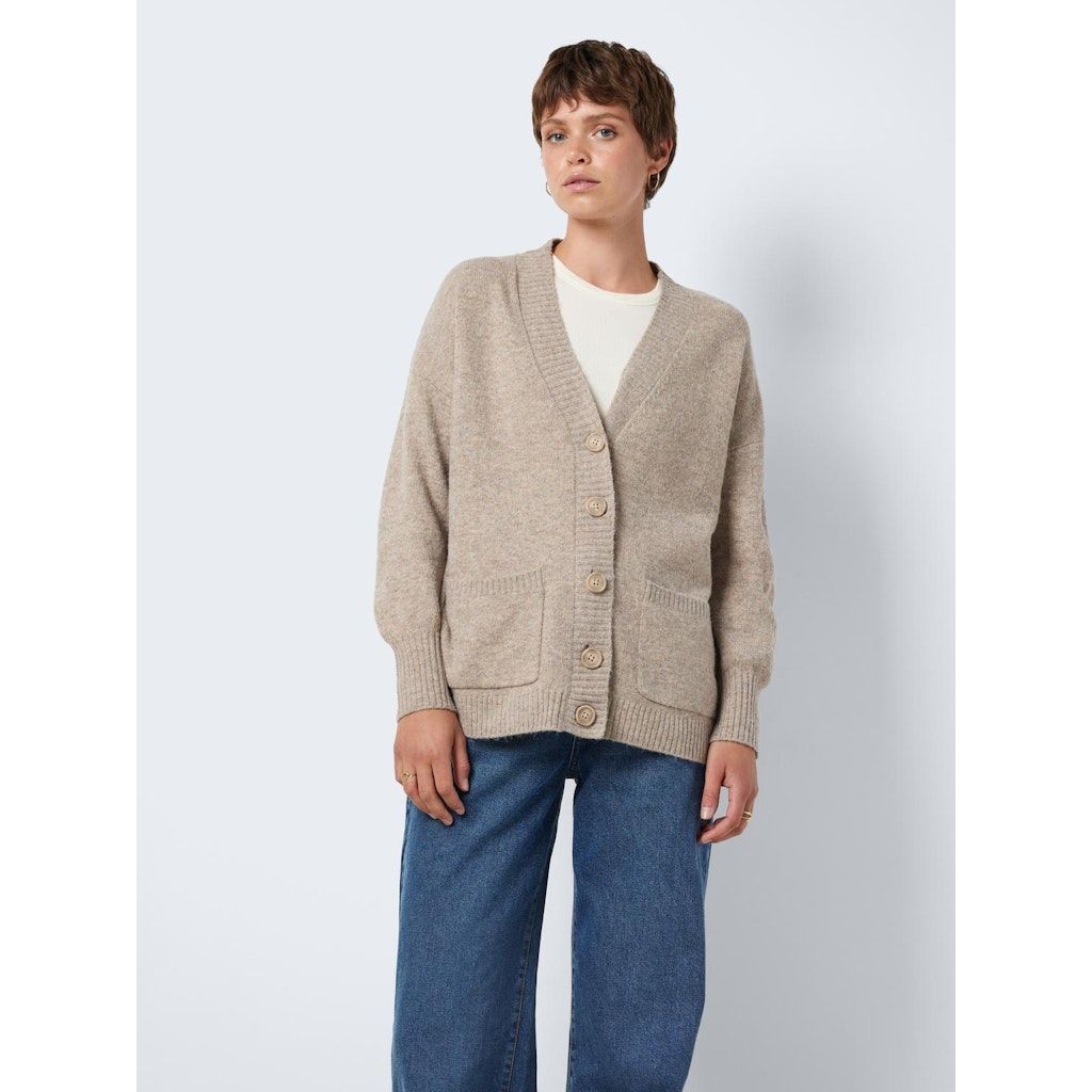 NOISY MAY Kardiganas moterims, Kūno, NMFRIVA L/S V-NECK K 2
