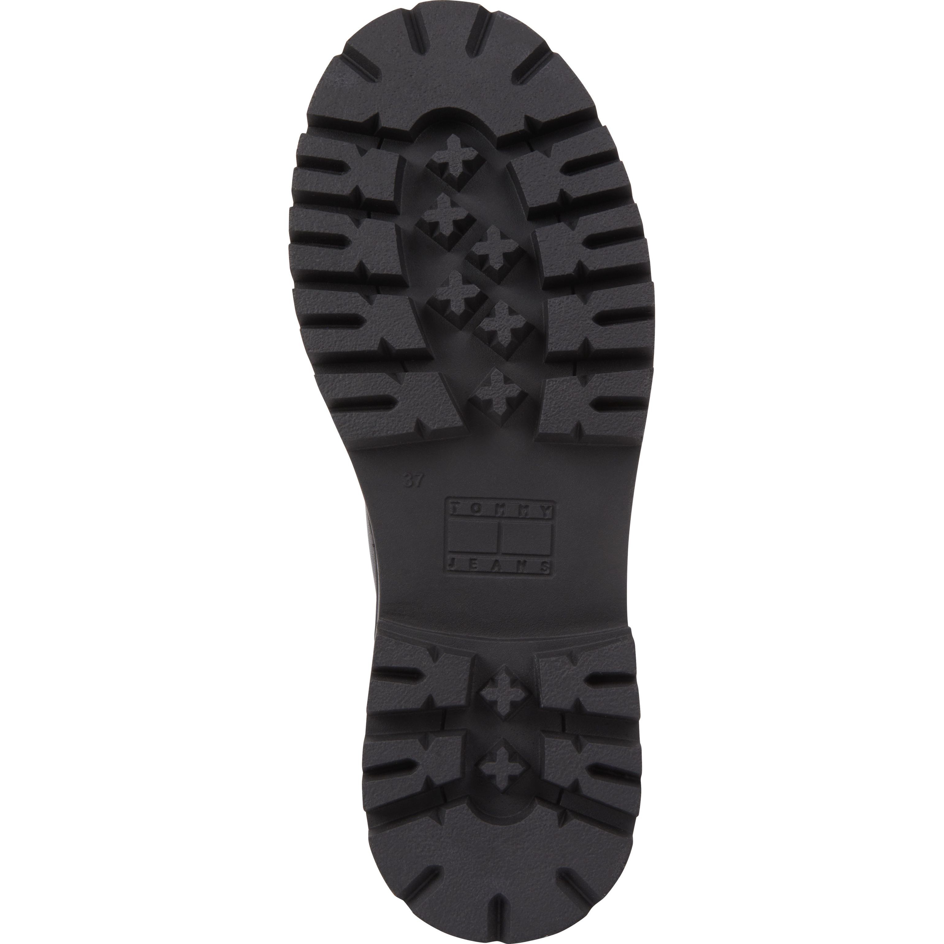 TOMMY JEANS Aulinukai moterims, Juoda, Chelsea foxing boot 4