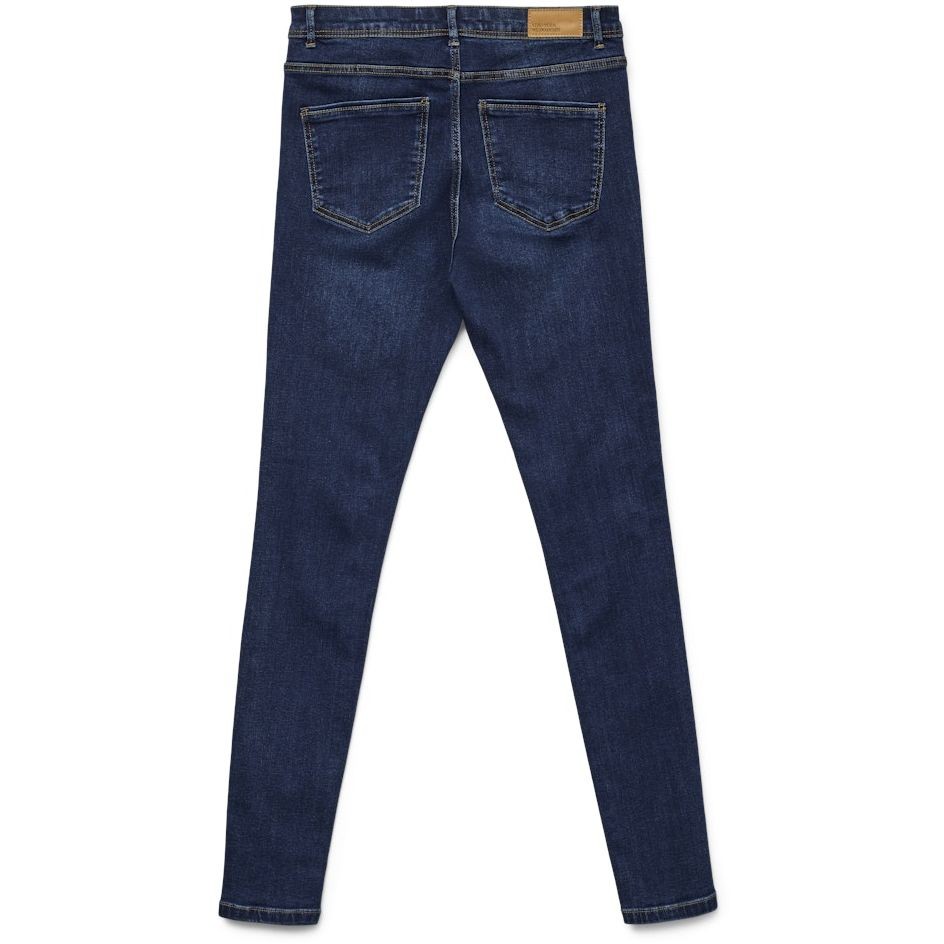 VERO MODA Aptempti džinsai moterims, Mėlyna, VMTANYA MR S PIPING 2