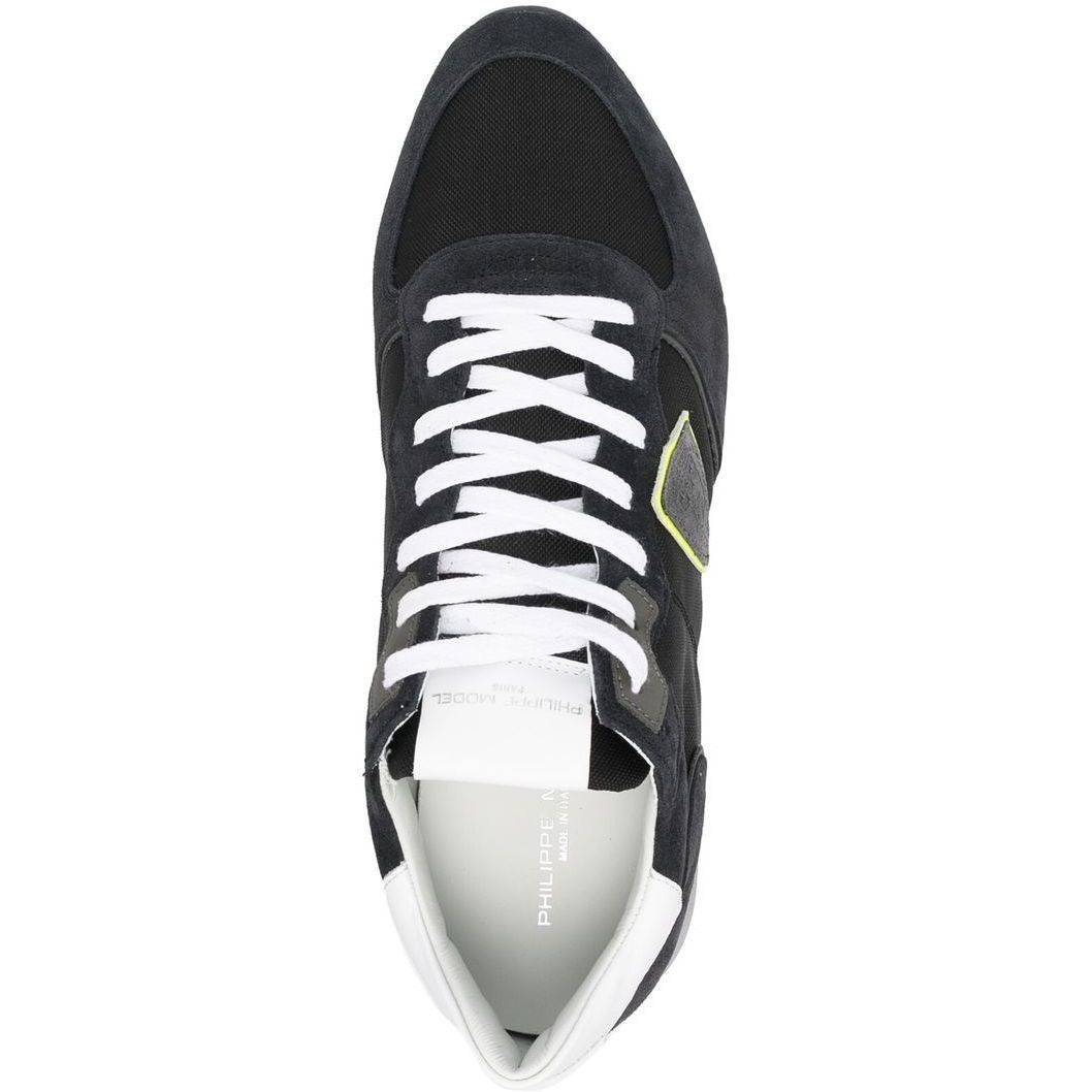 PHILIPPE MODEL Sportiniai bateliai vyrams, Juoda, Trpx low man sneaker 4