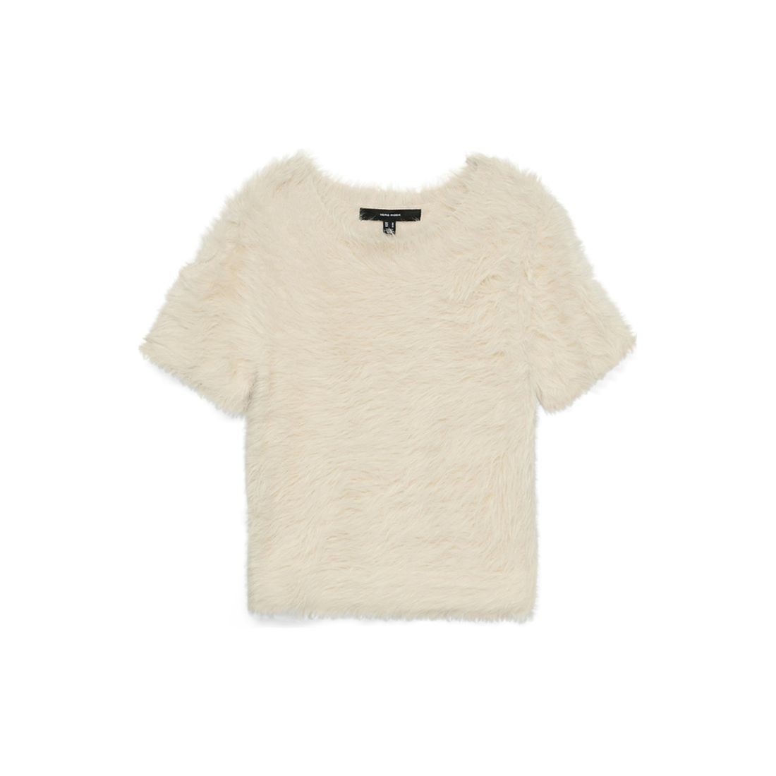 VERO MODA Megzta palaidinė moterims, Smėlio, Fluffy pullover