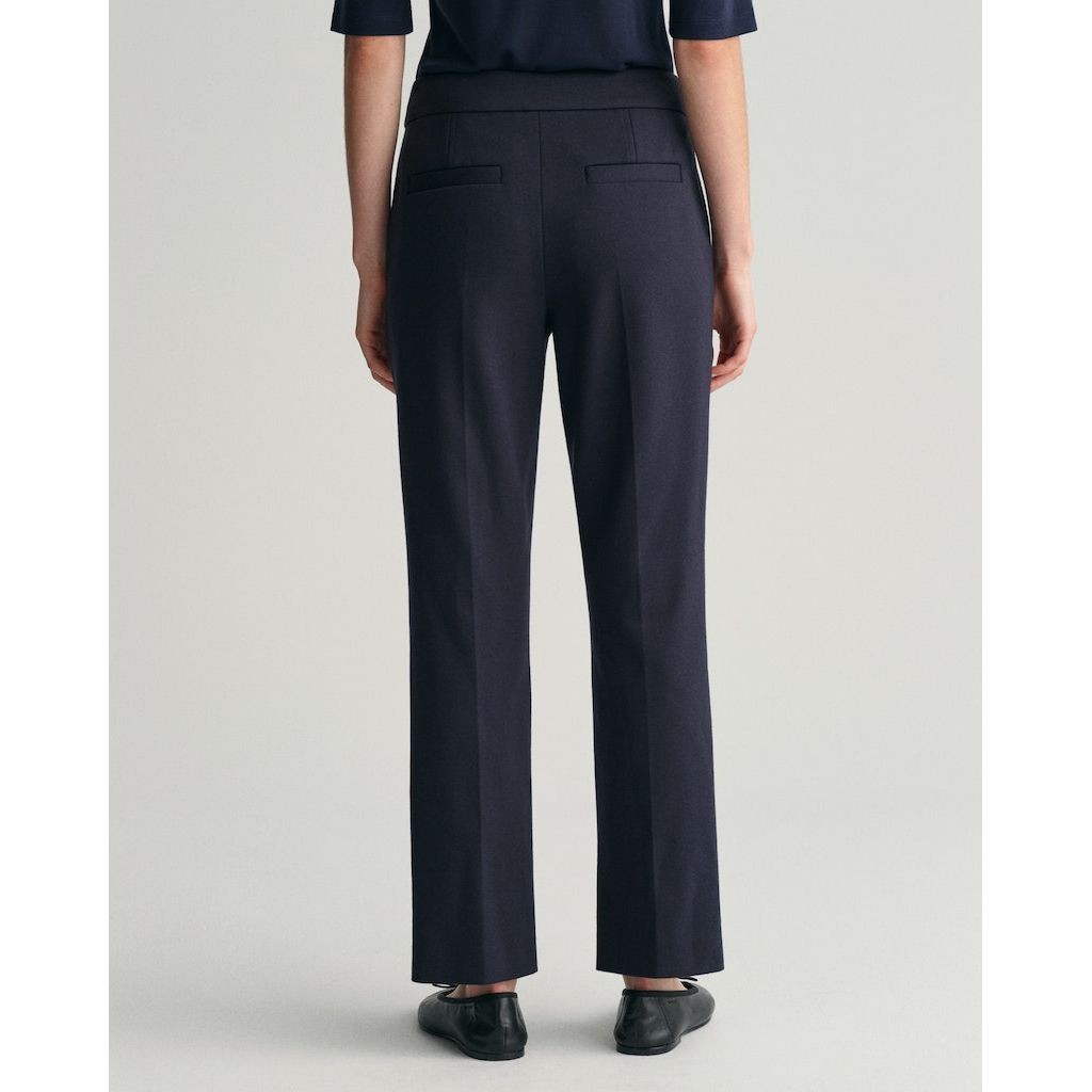GANT Kelnės moterims, Mėlyna, JERSEY CIGARETTE PANT 3