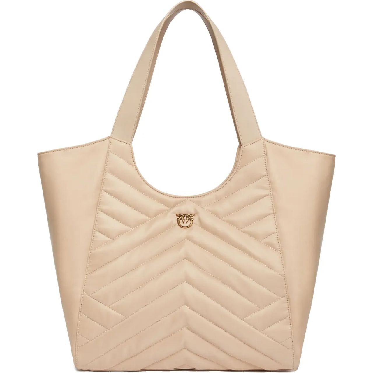 PINKO Pirkinių krepšys moterims, Pilka, Tote bag 1