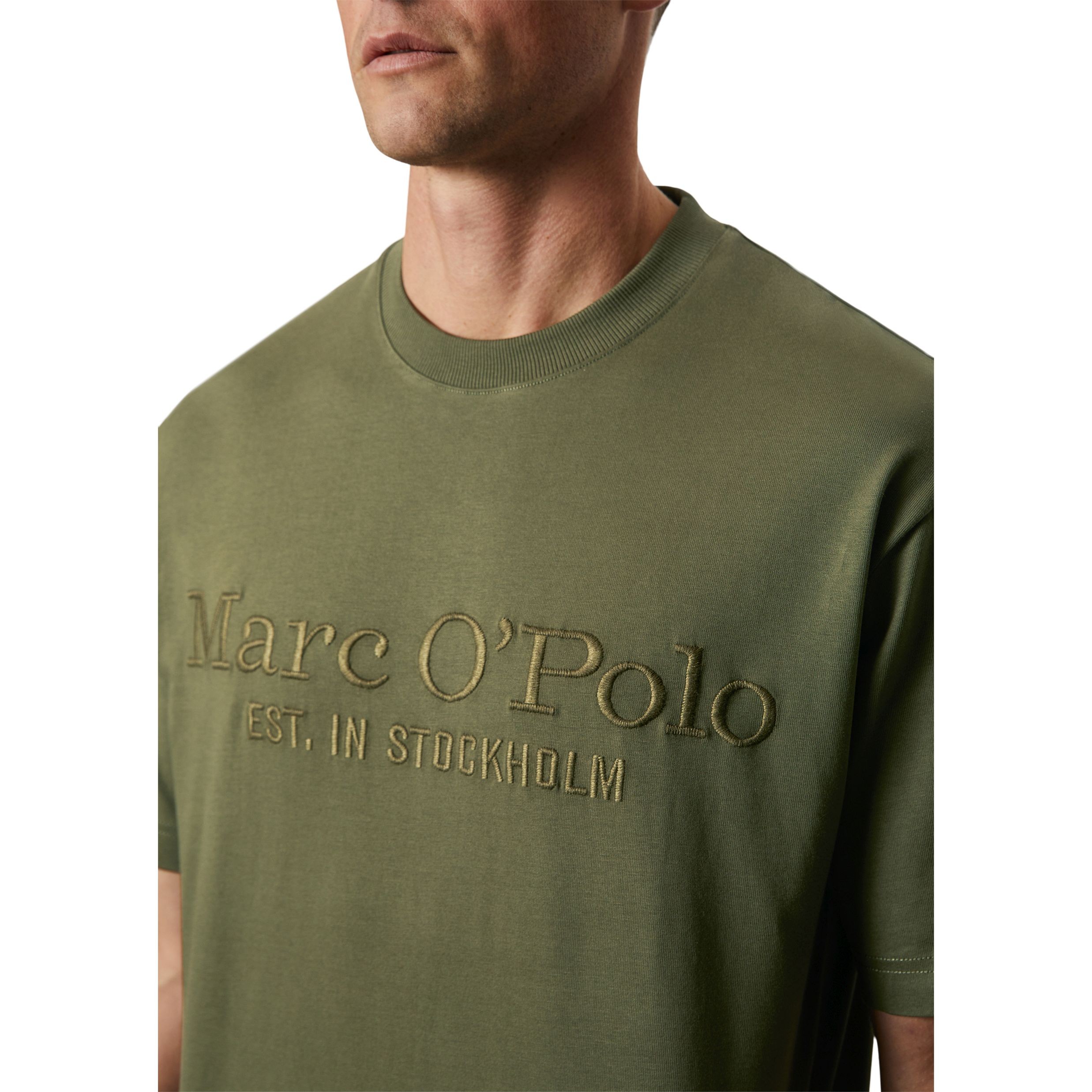 MARC O'POLO Marškinėliai vyrams, Žalia 4