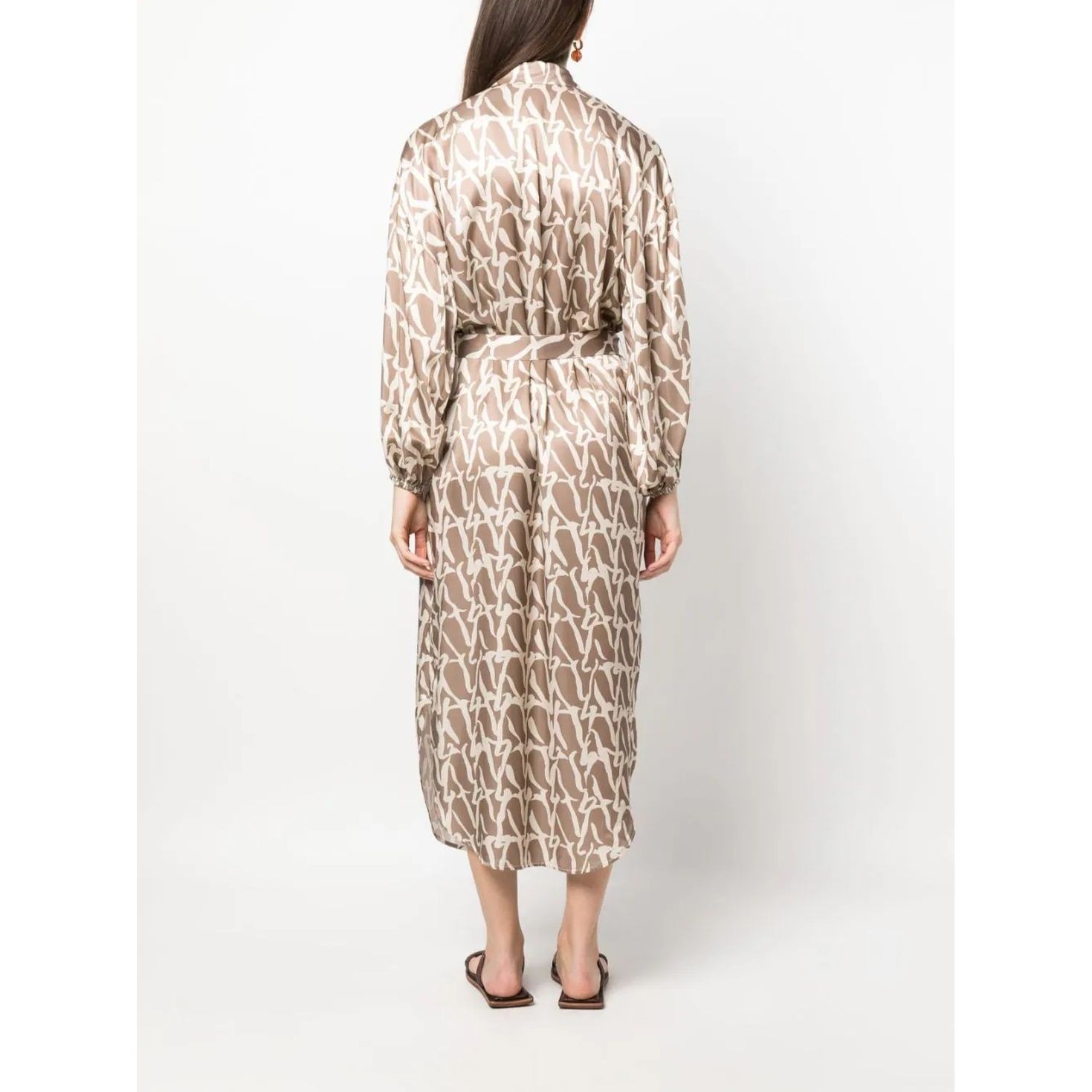 AERON Maxi suknelė moterims, Marga, Long silk print dress 4