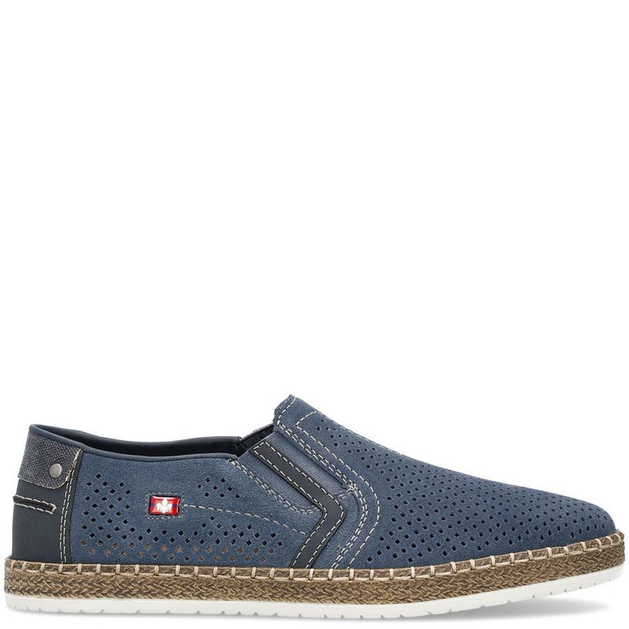 RIEKER Laisvalaikio bateliai vyrams, Mėlyna, LEISURE 4