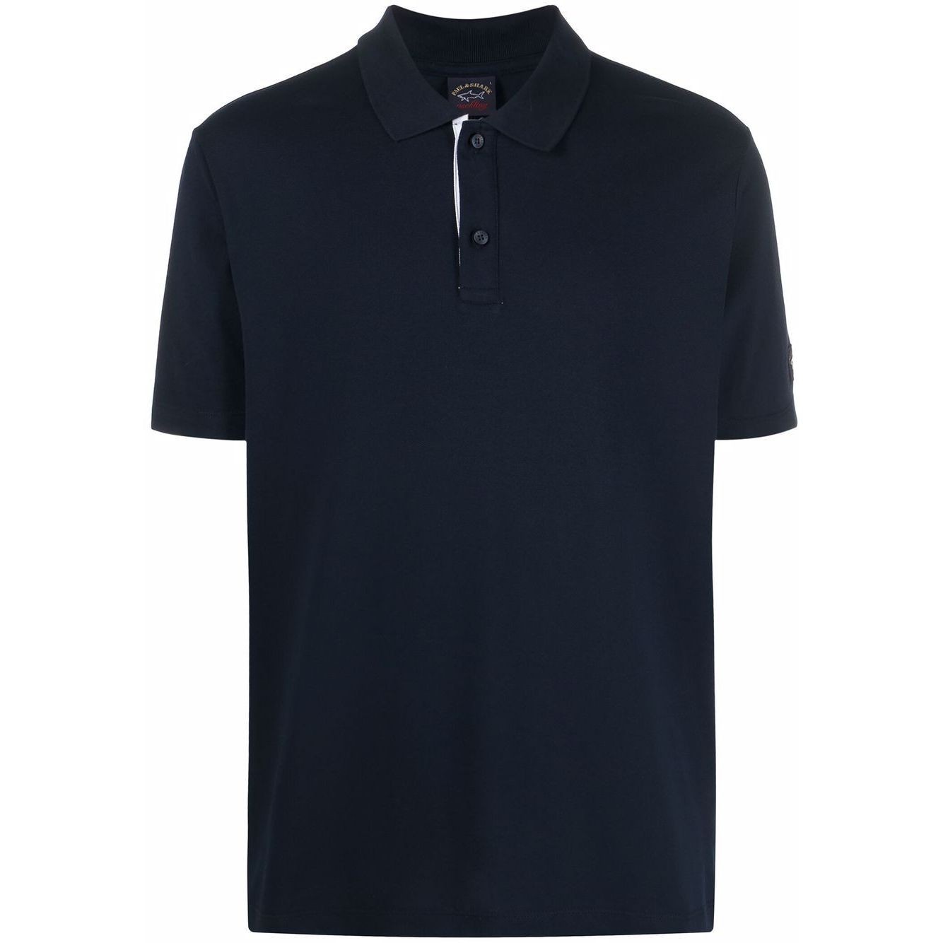 PAULNSHARK Polo marškiniai trumpos rank. vyrams, Mėlyna, KNITTED POLO SHIRT