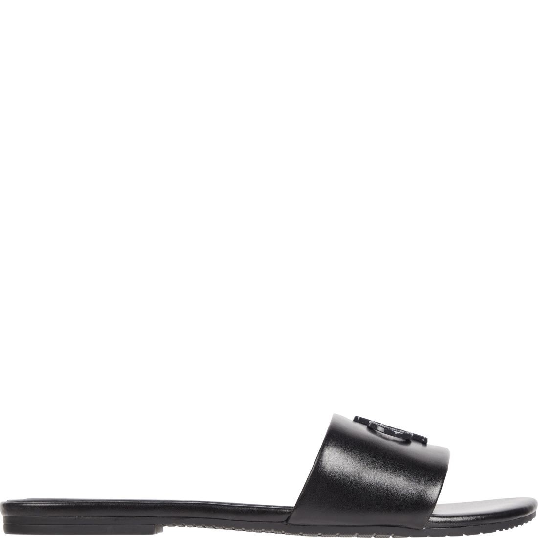 CALVIN KLEIN JEANS Šlepetės moterims, Juoda, Flat sandal slide 2