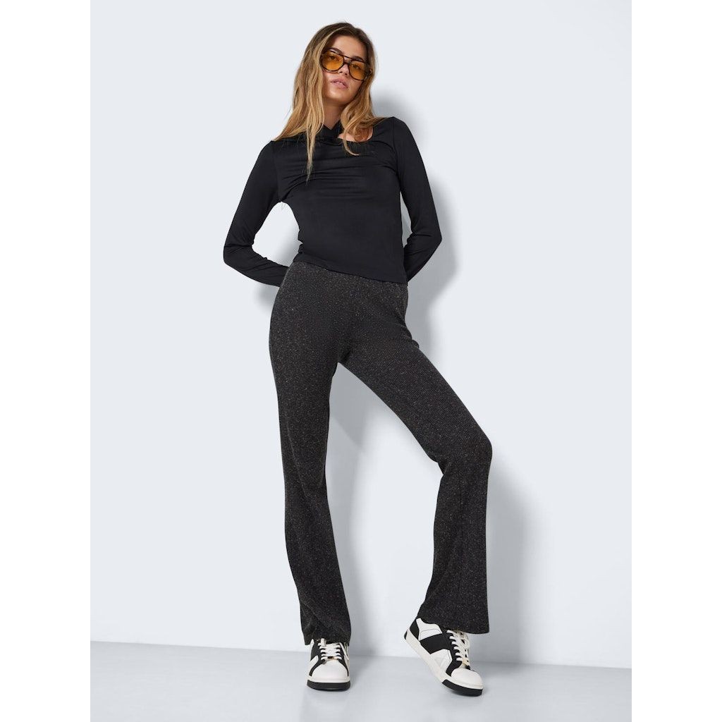 NOISY MAY Kelnės moterims, Pilka, NMPRASI HW FLARED PAN 6