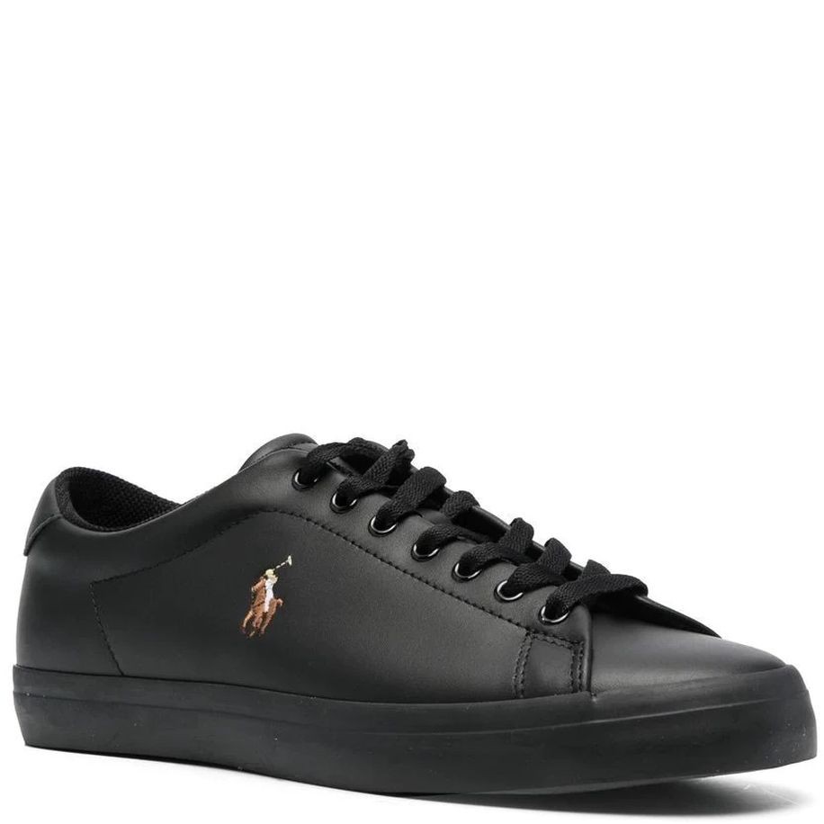 POLO RALPH LAUREN Sportiniai bateliai vyrams, Juoda, Longwood low top lace sneakers 1