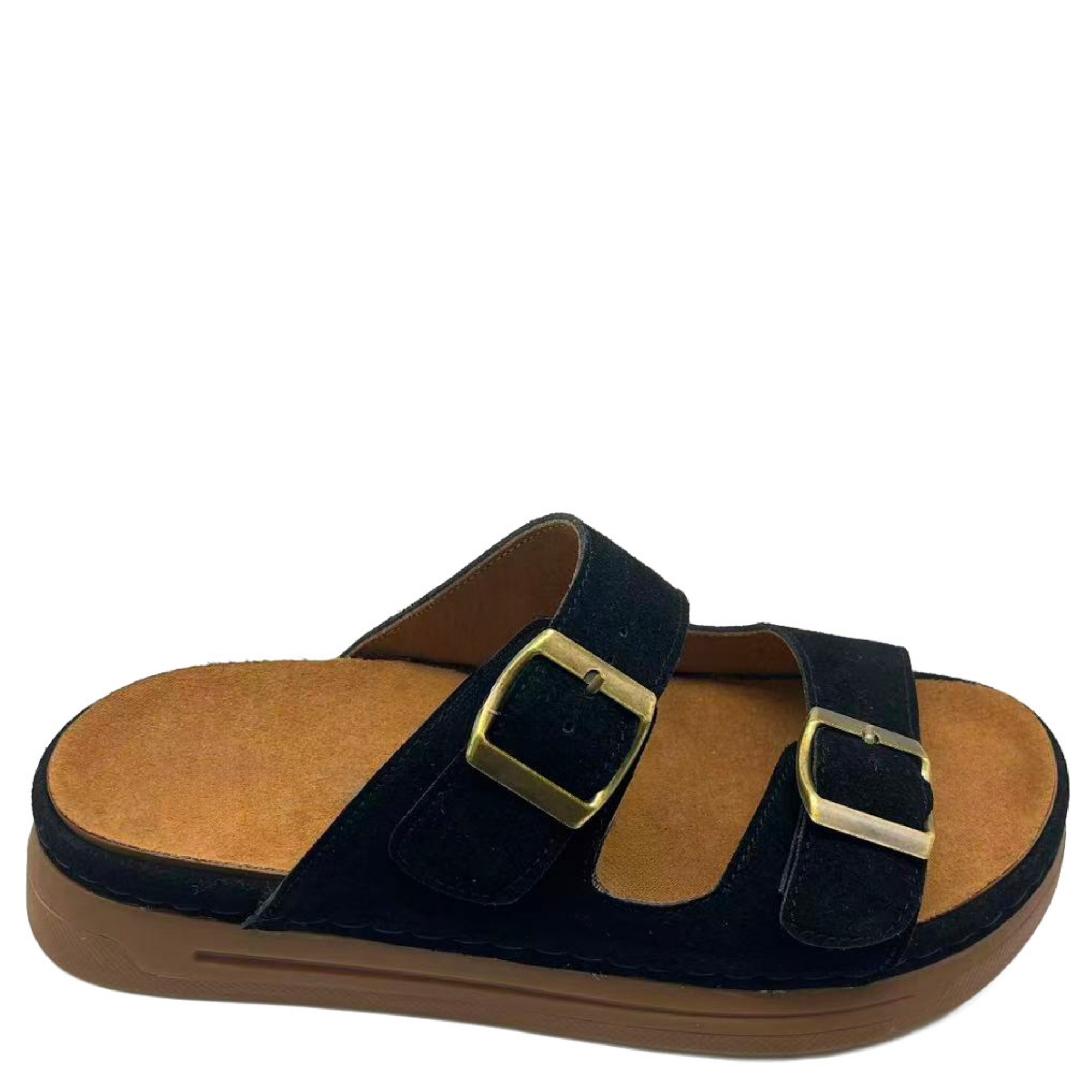 LA CONTE Šlepetės moterims, Juoda, Slippers 1