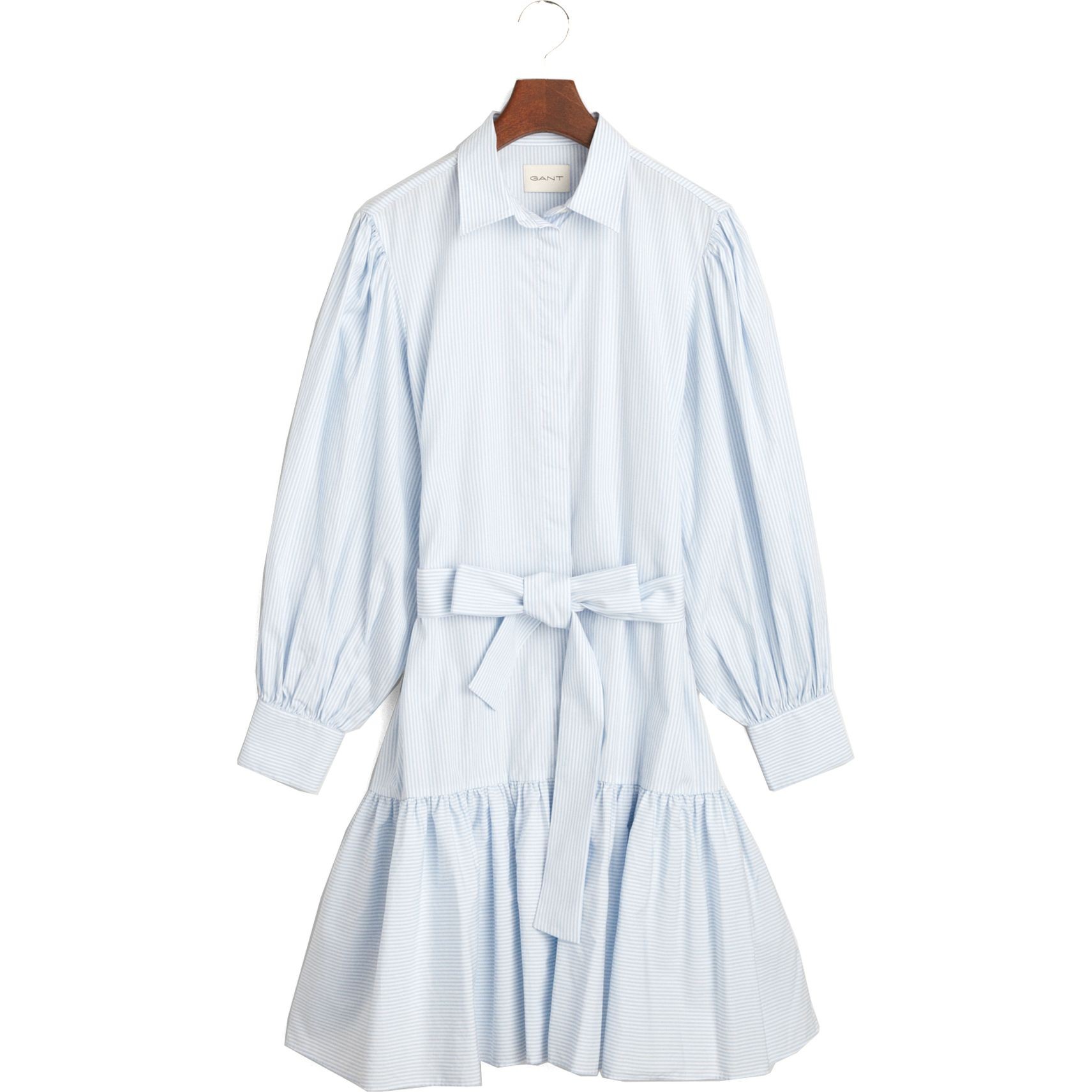 GANT Midi suknelė moterims, Mėlyna, Reg classic poplin dress 1