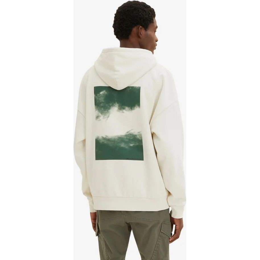 TOM TAILOR Sportinis nertinis vyrams, Balta, SWEATSHIRT 3