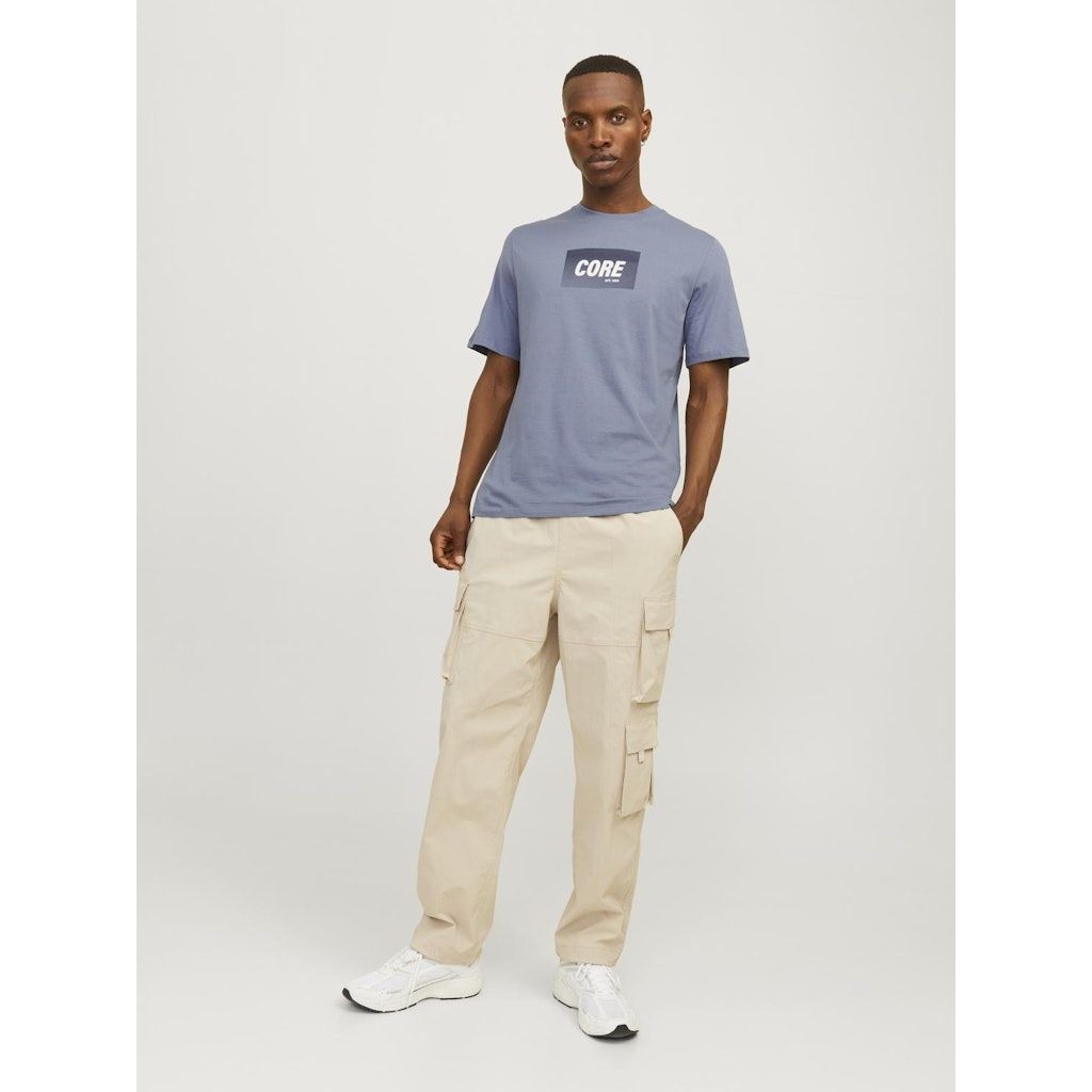 JACK & JONES Marškinėliai vyrams, Mėlyna, Star tee 4