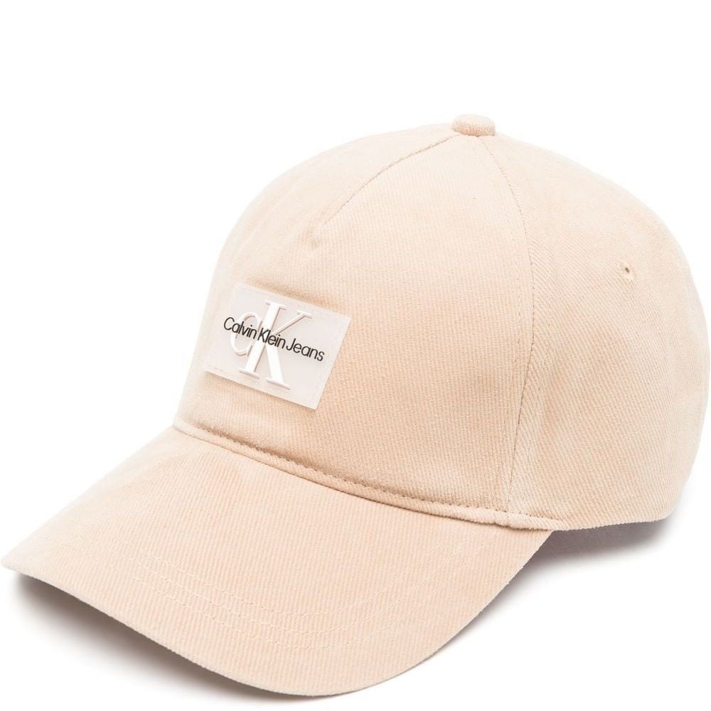 CALVIN KLEIN JEANS Kepurė vyrams, Smėlio, NEUTRAL MONO CAP 1