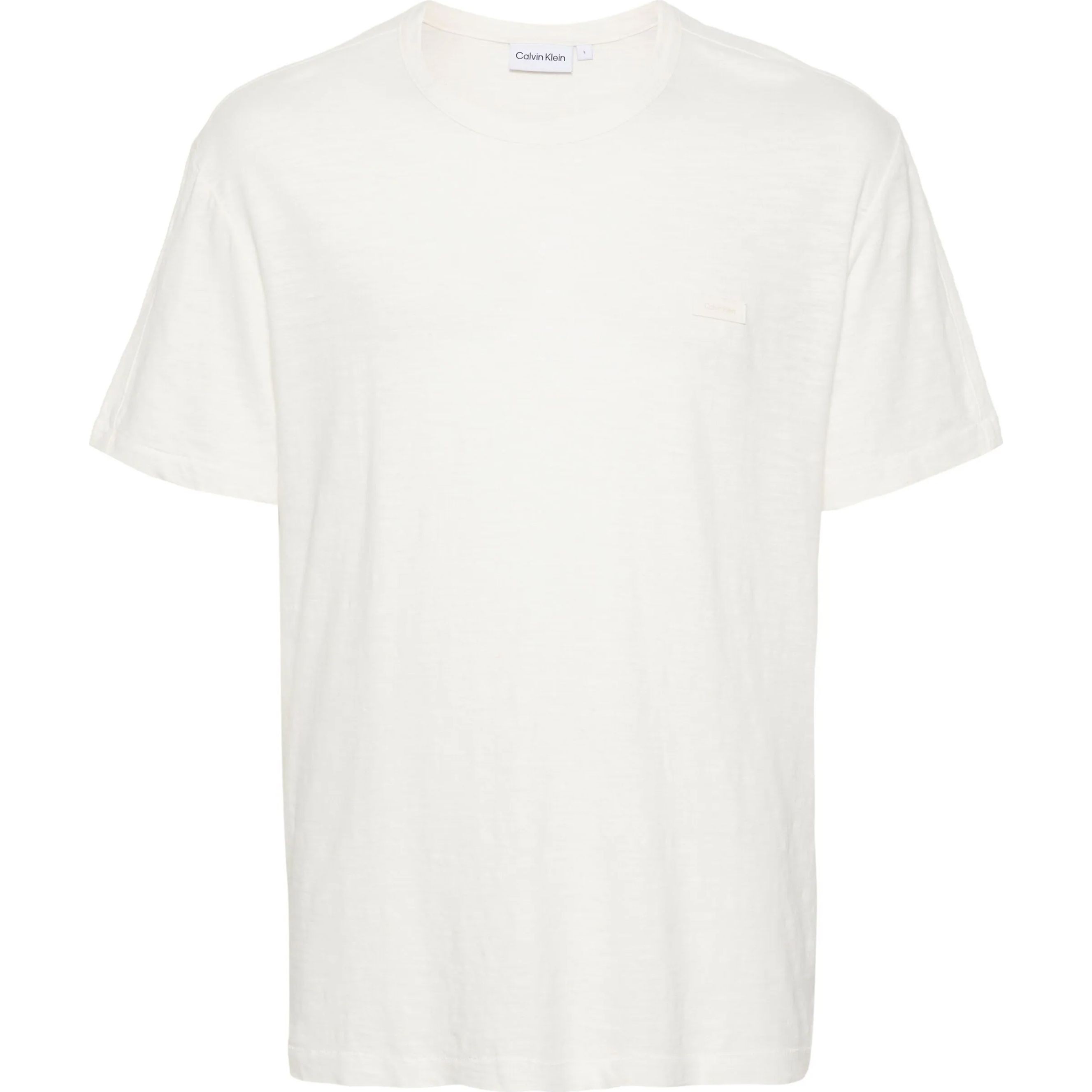 CALVIN KLEIN Marškinėliai trump. rankovėmis vyrams, Balta, S/s t-shirt 1