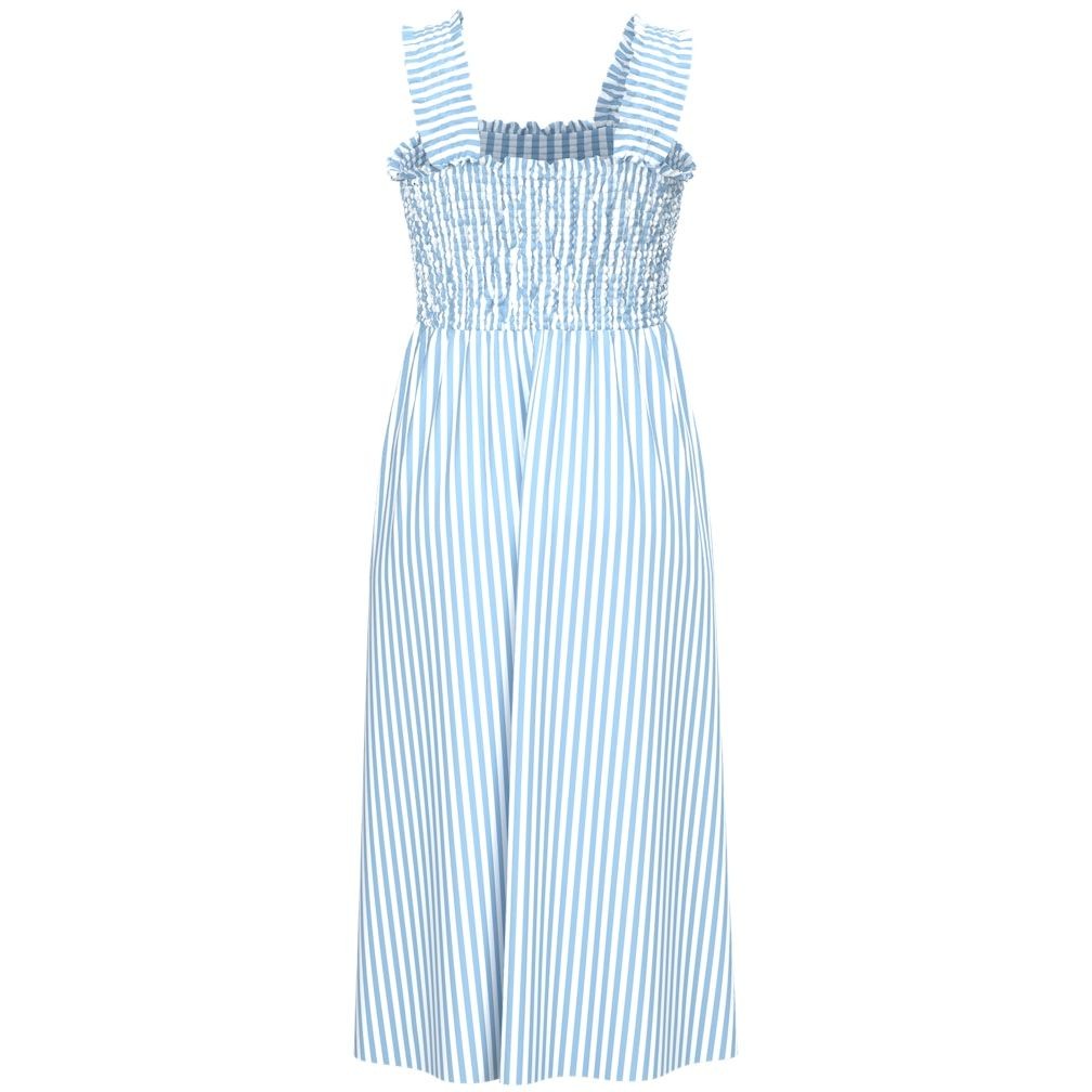 PIECES Midi suknelė moterims, Mėlyna, PCKORAH STRAP MIDI DR 5