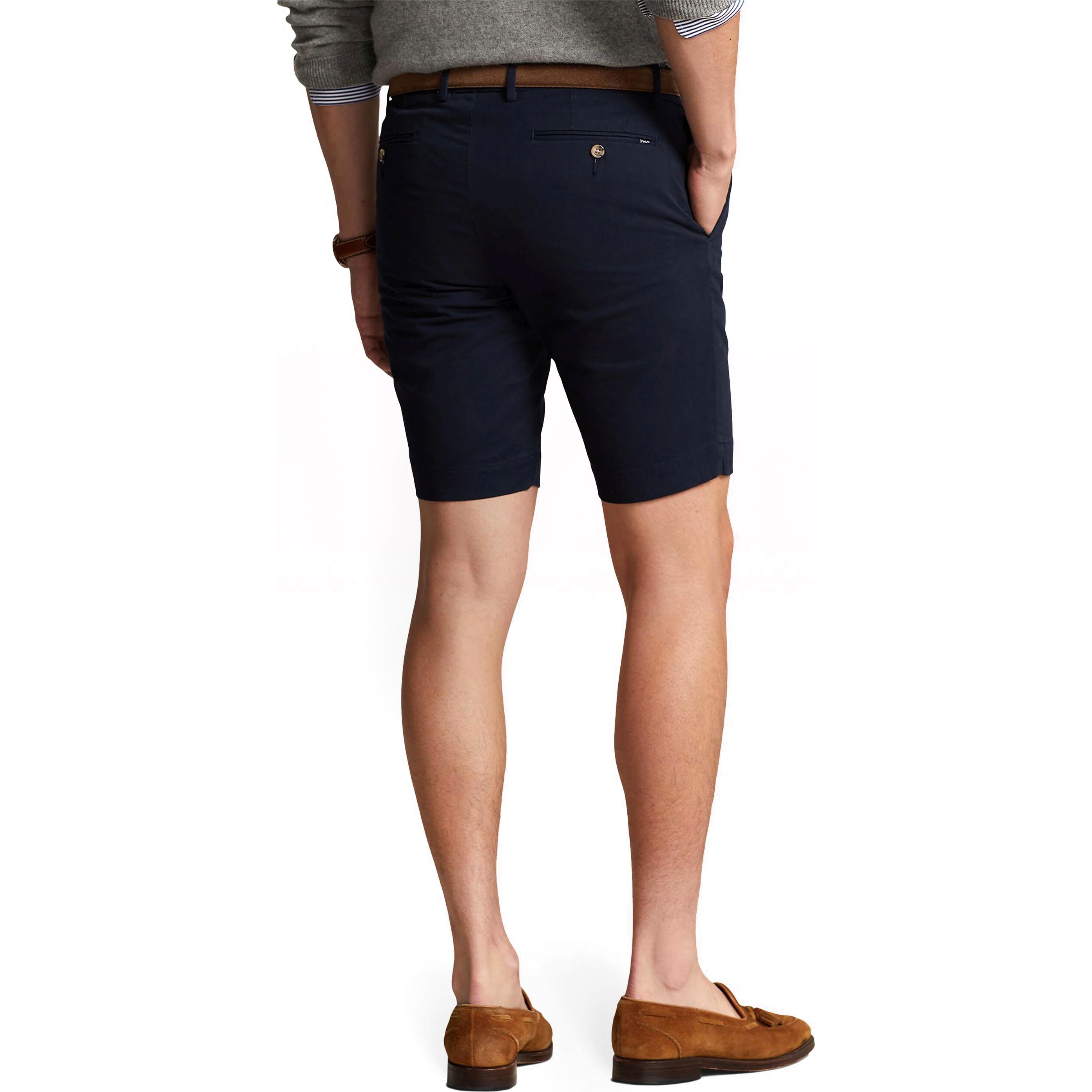 POLO RALPH LAUREN Šortai vyrams, Mėlyna, SLFHDNS-FLAT-SHORT 3