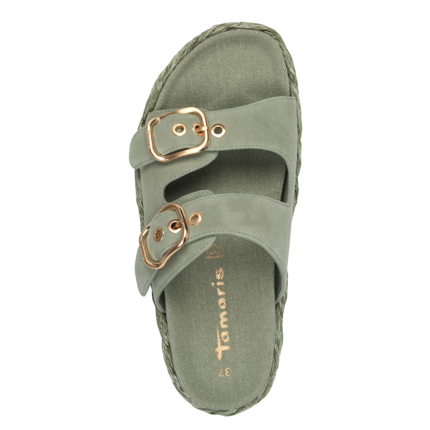 TAMARIS Klumpės moterims, Žalia, Mules 5