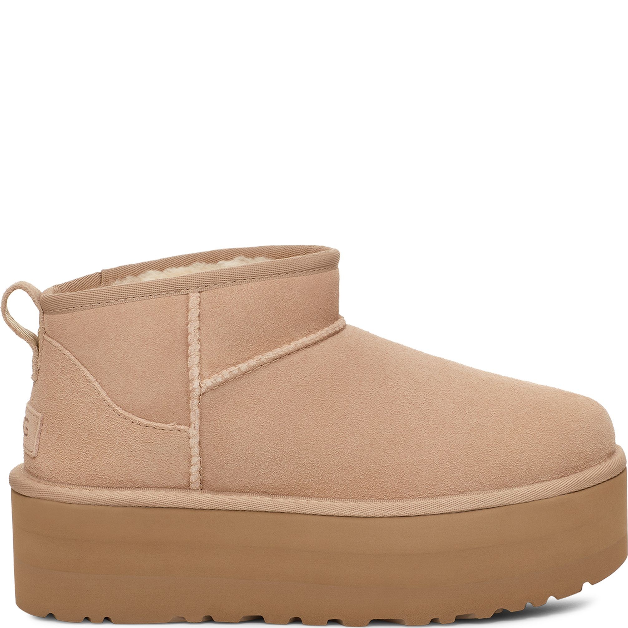 UGG Pašiltinti auliniai moterims, Smėlio, Classic ultra mini warm boots 2
