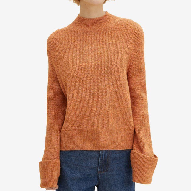 TOM TAILOR Megztinis moterims, Ruda, Megztinis 2