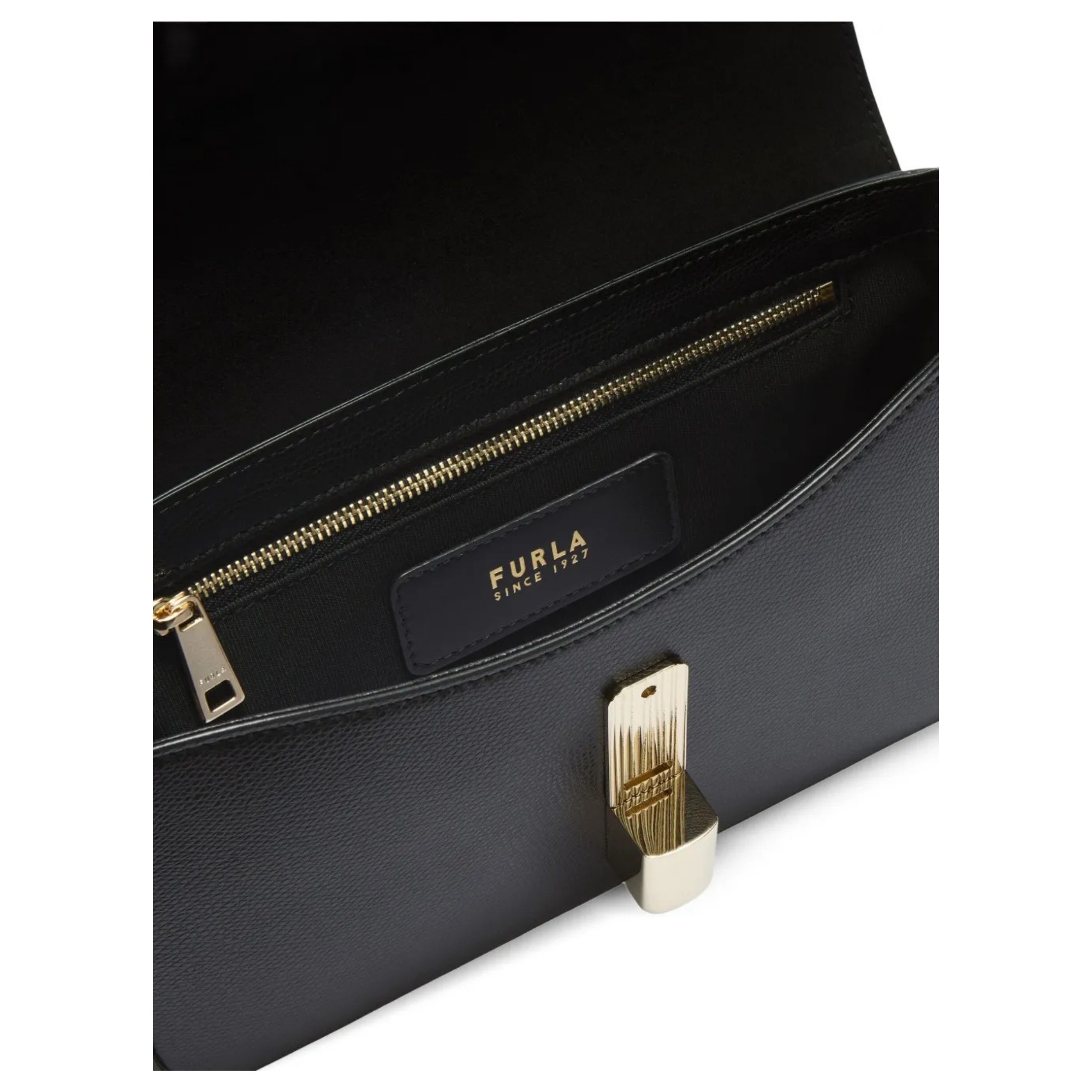 FURLA Rankinė per petį moterims, Juoda, Furla iride s crossbody 4