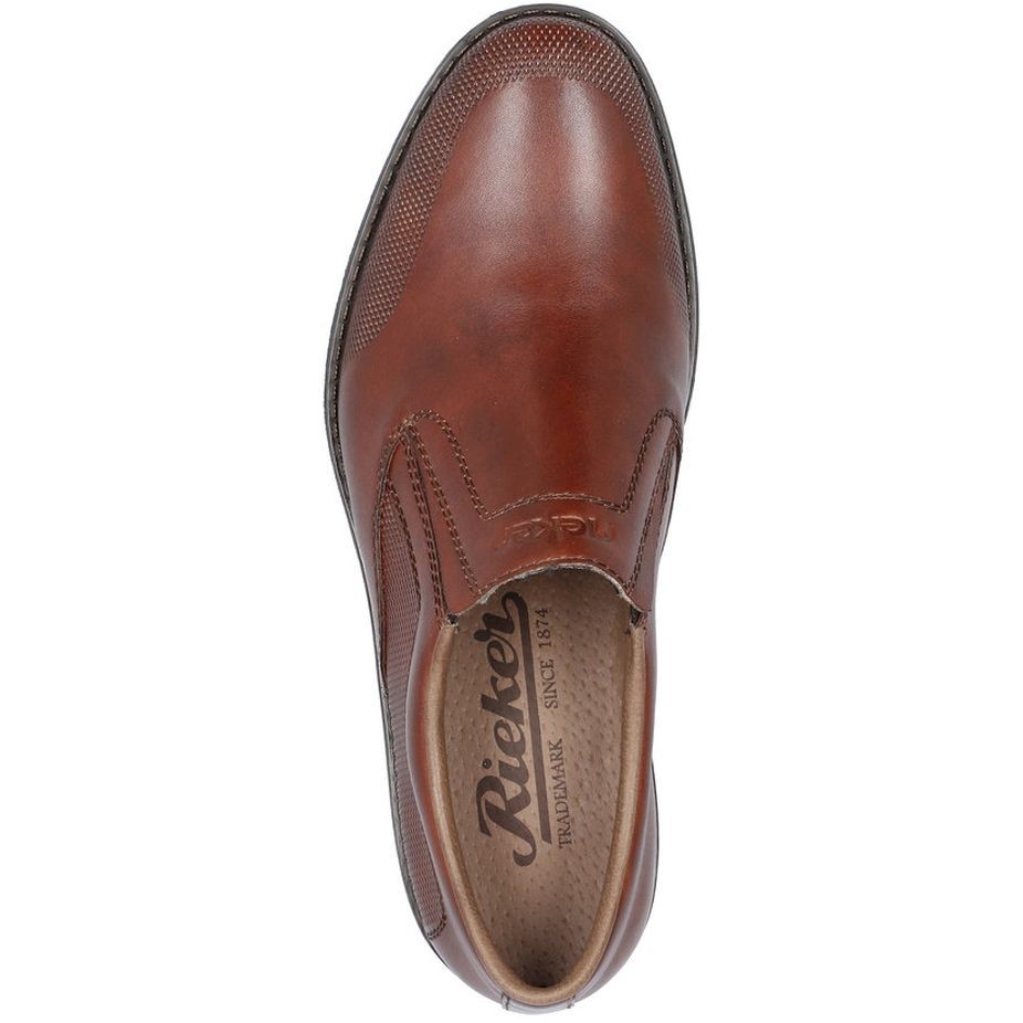 RIEKER Klasikiniai batai vyrams, Ruda, FORMAL 6