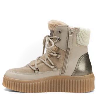 MARC O'POLO Aulinukai moterims, Smėlio, Mod. BiancaN25F Booties 5