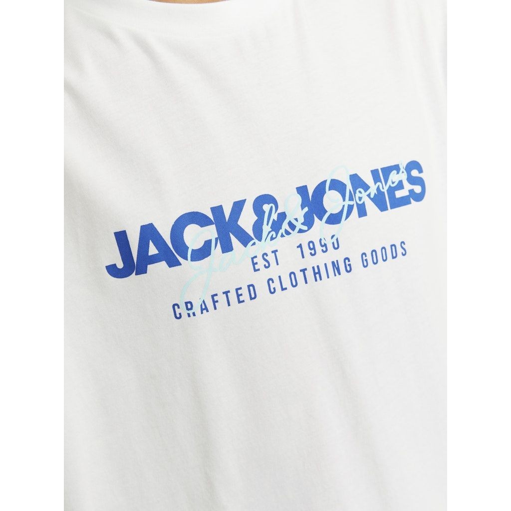 JACK & JONES Marškinėliai vyrams, Balta, Alvis tee 2