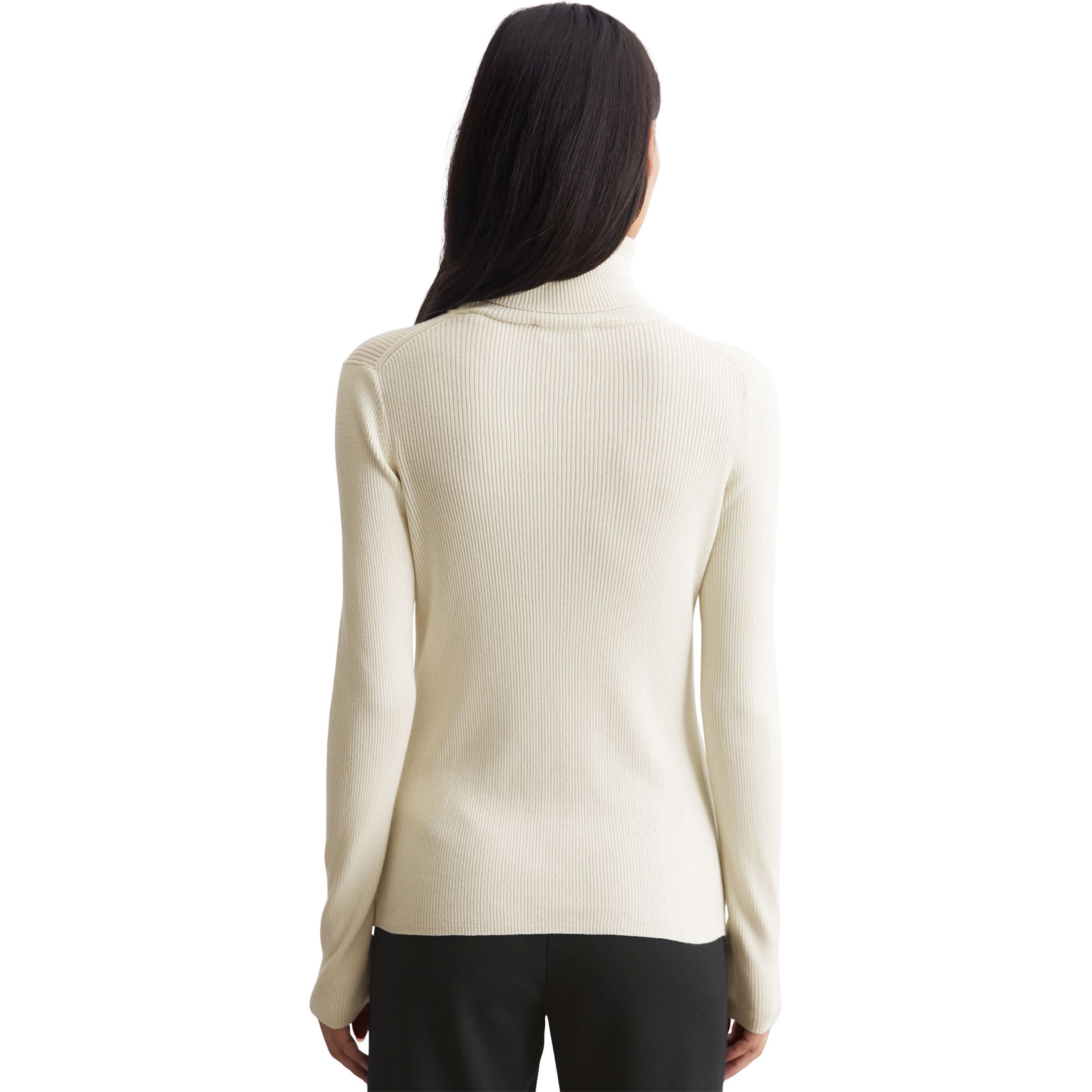 MARC O'POLO Palaidinės aukštinta apykakle moterims, Smėlio, Turtn top 409501460679 3