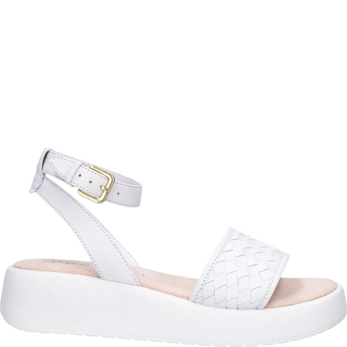 BUGATTI Basutės moterims, Balta, Kya Sandals 2