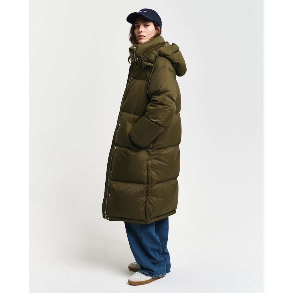 GANT Paltas moterims, Žalia, Full length down coat 4