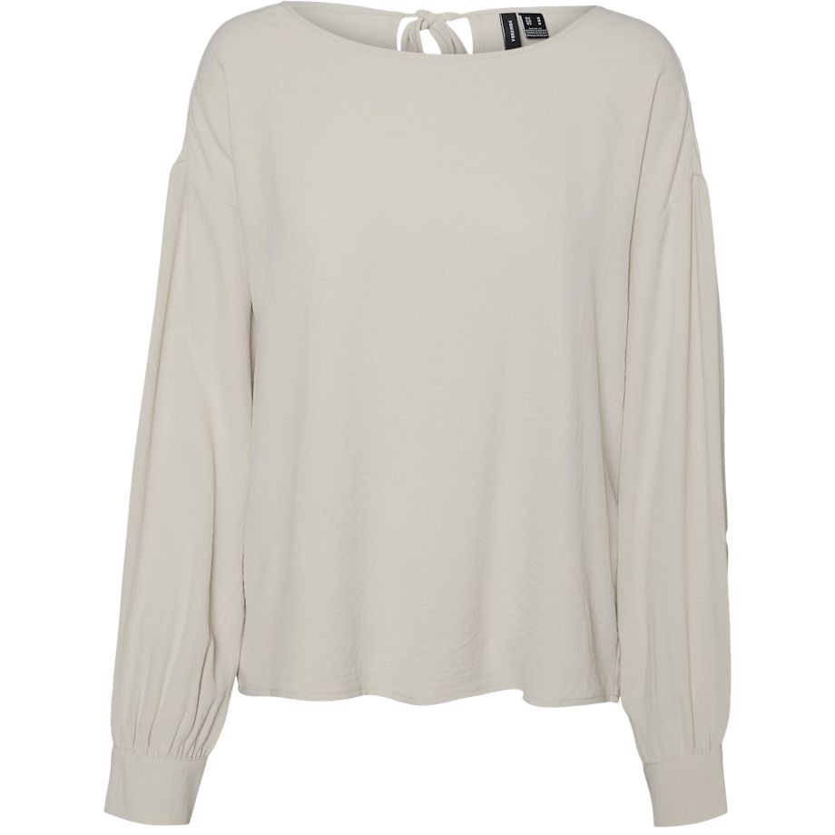 VERO MODA Palaidinės moterims, Kūno, VMINGE LS O-NECK TOP 1